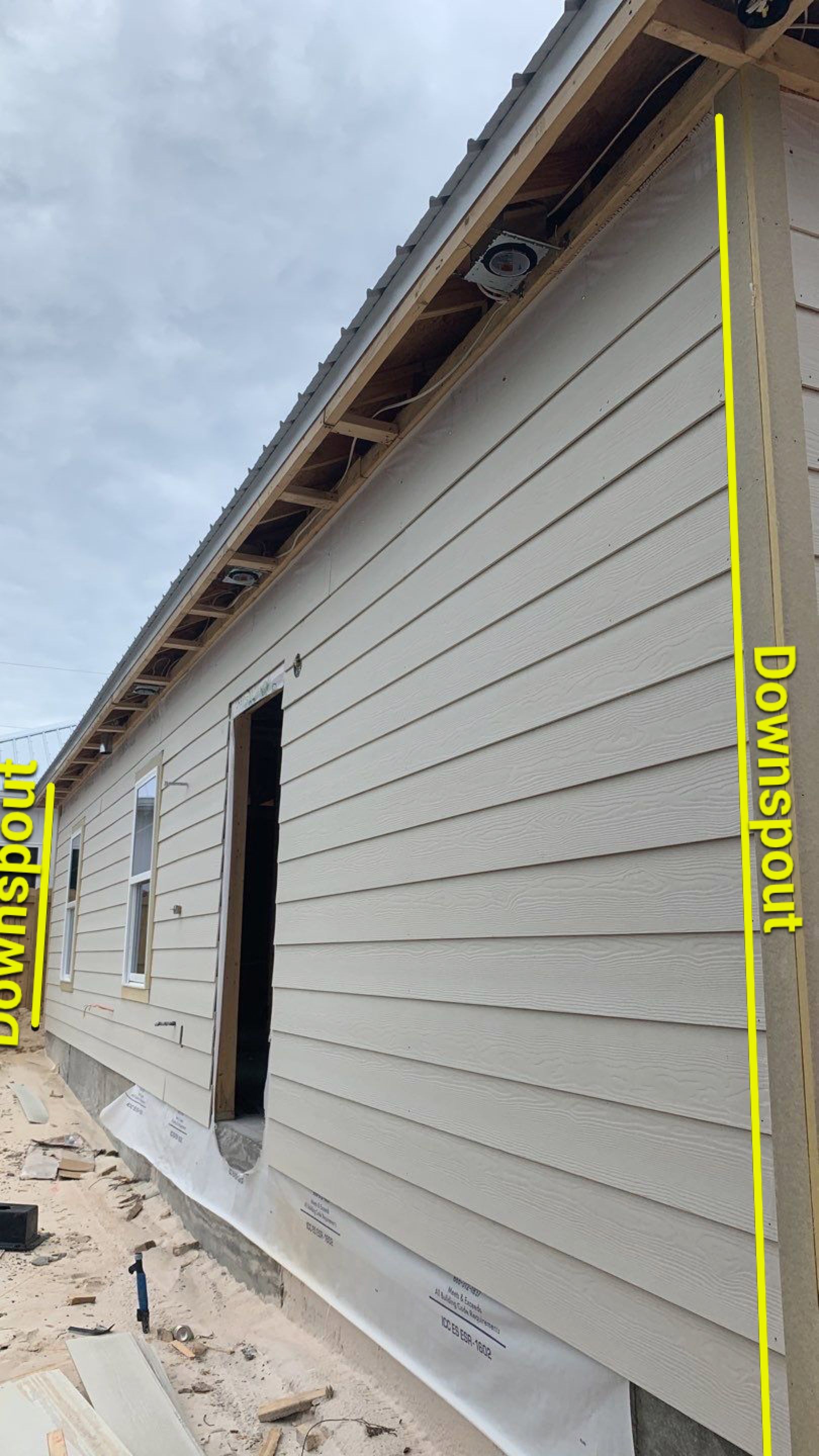 Soffit and Fascia Replacement and Gutter Installation using K-Style Gutters by Gutter Professors