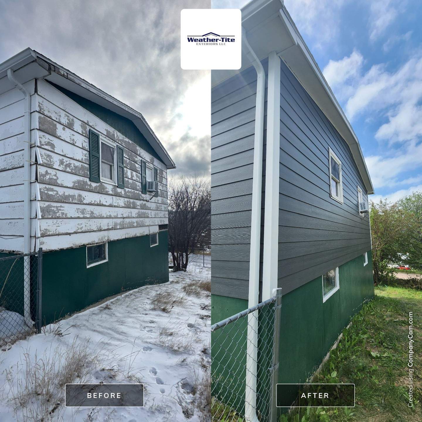 James Hardie Iron Grey Transformation by Weather-Tite Exteriors LLC
