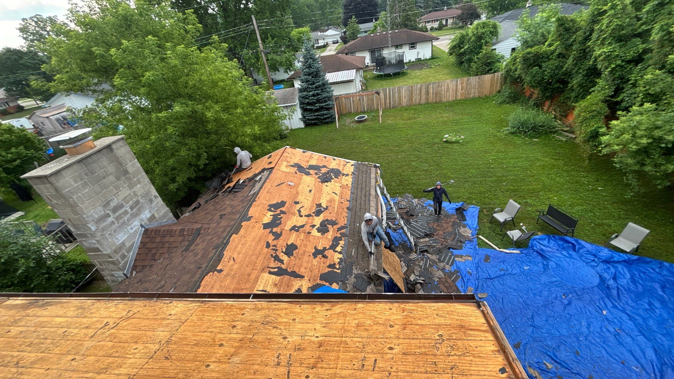 Roof Replacement using Owens Corning Slatestone Gray by 180 Contractors