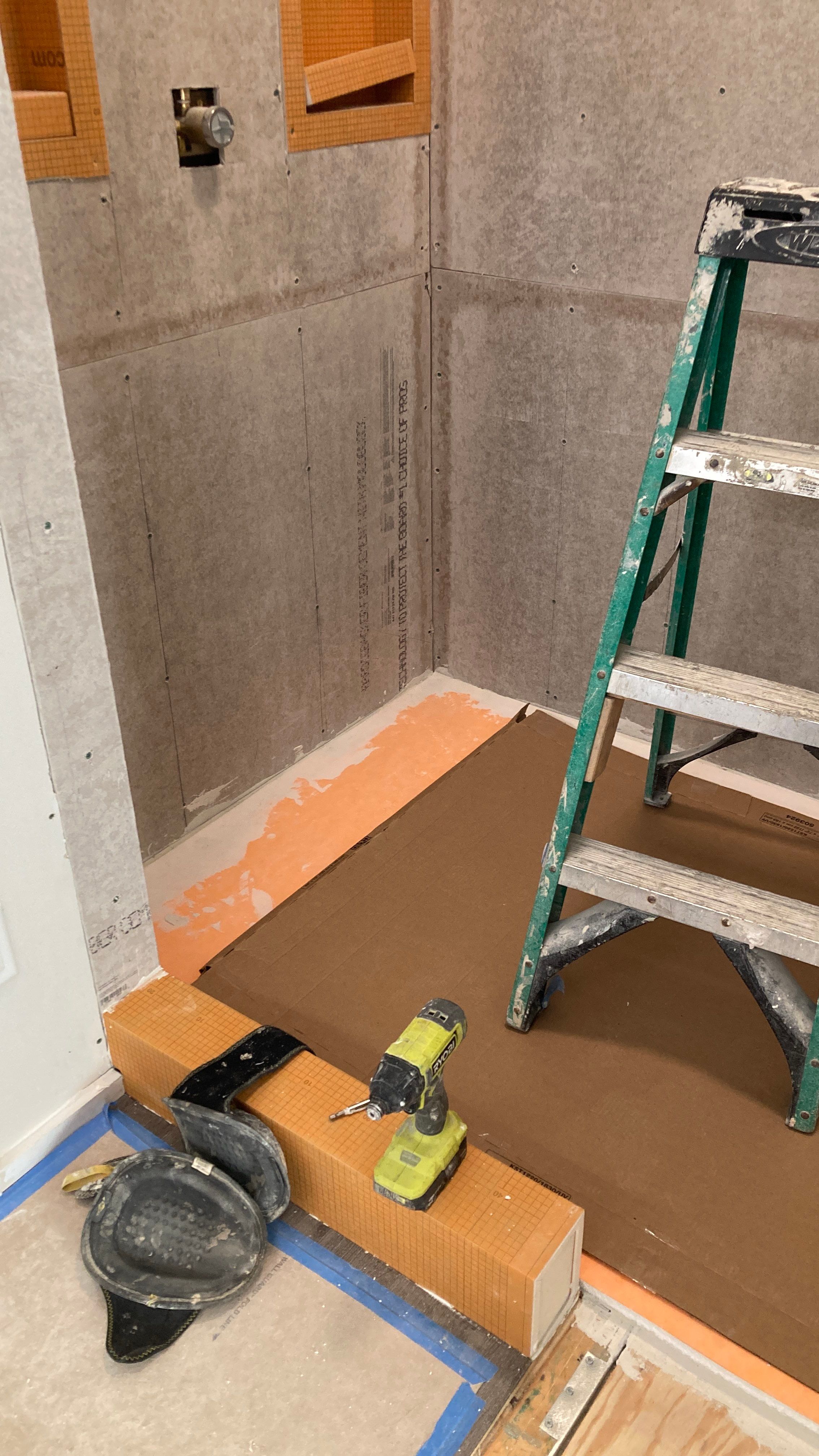 Stunning Tile Shower Installation  by Footprints Floors of Nashville