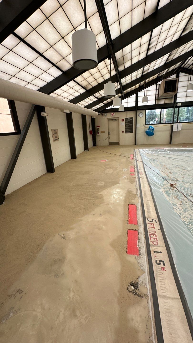 Hotel Pool Deck Project in Cranberry Township by Floors in a Day, Inc