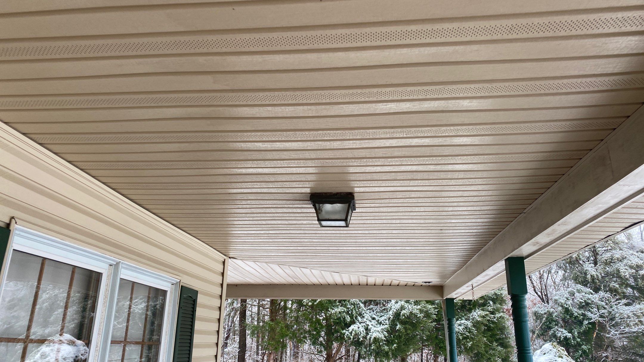 Exterior remodel including window replacement by American Home Contractors