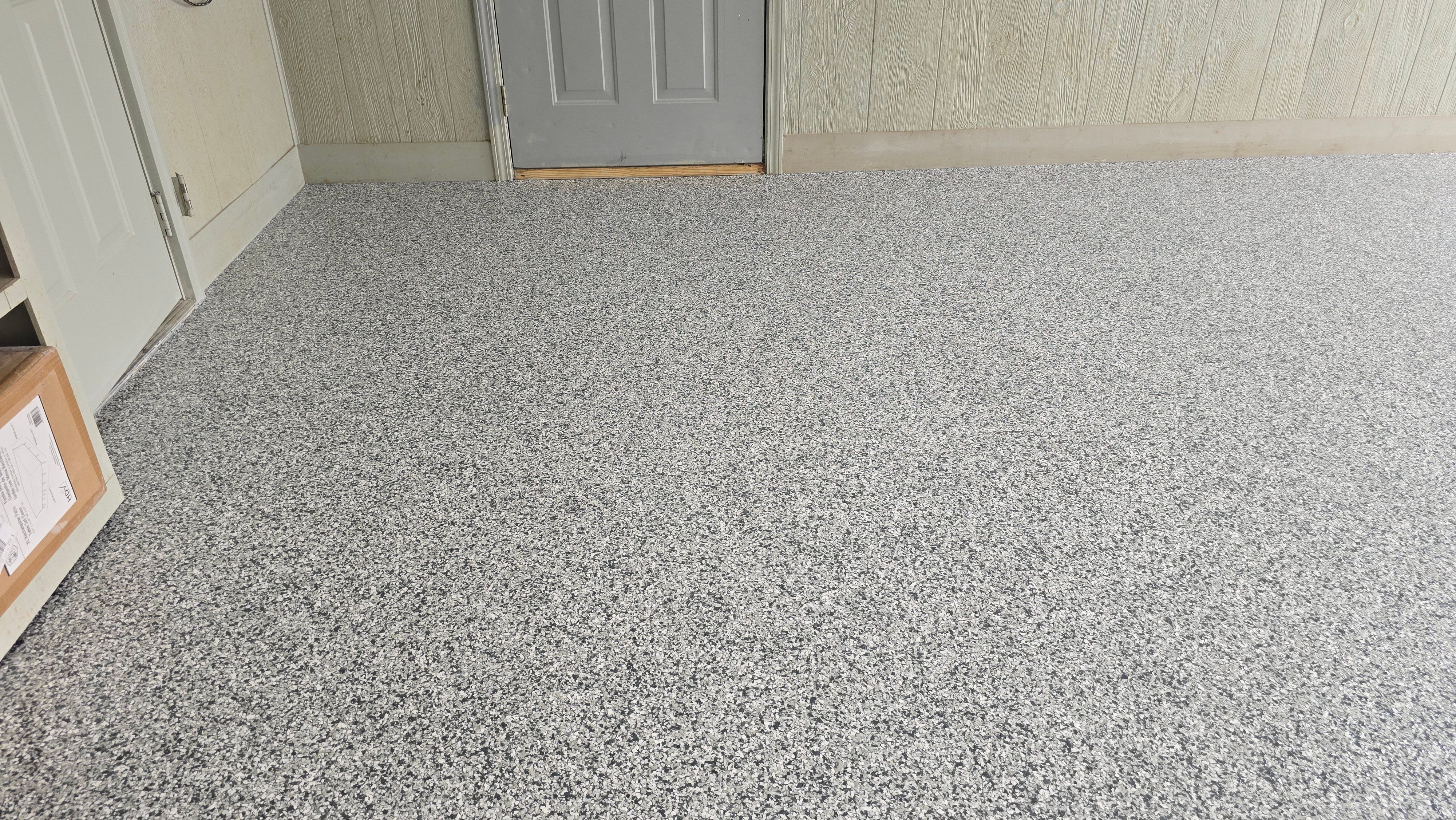 Garage using Gravel by Elite Floor Solutions
