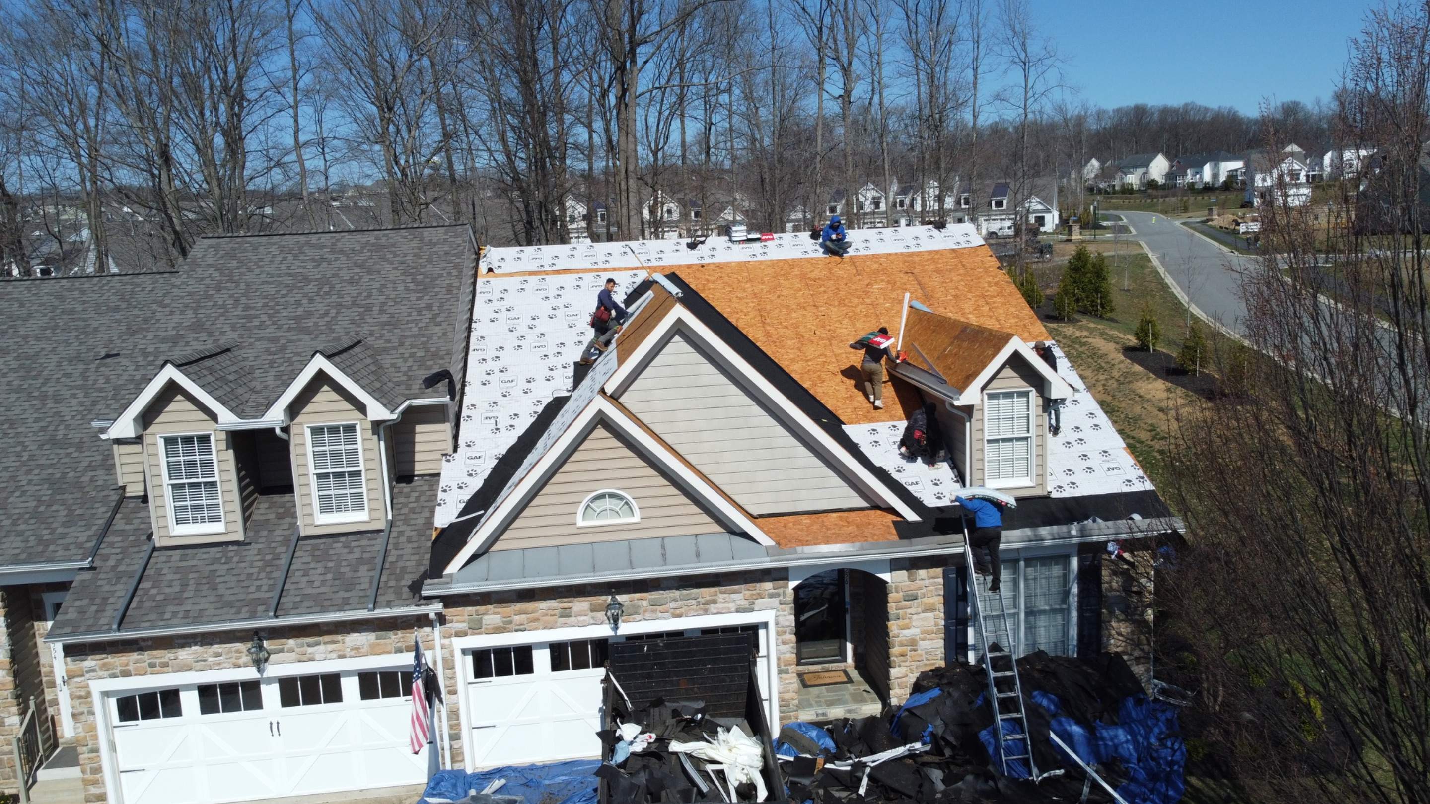 Residential Roofing Installation using GAF Timberline UHDZ by Matter Construction, LLC