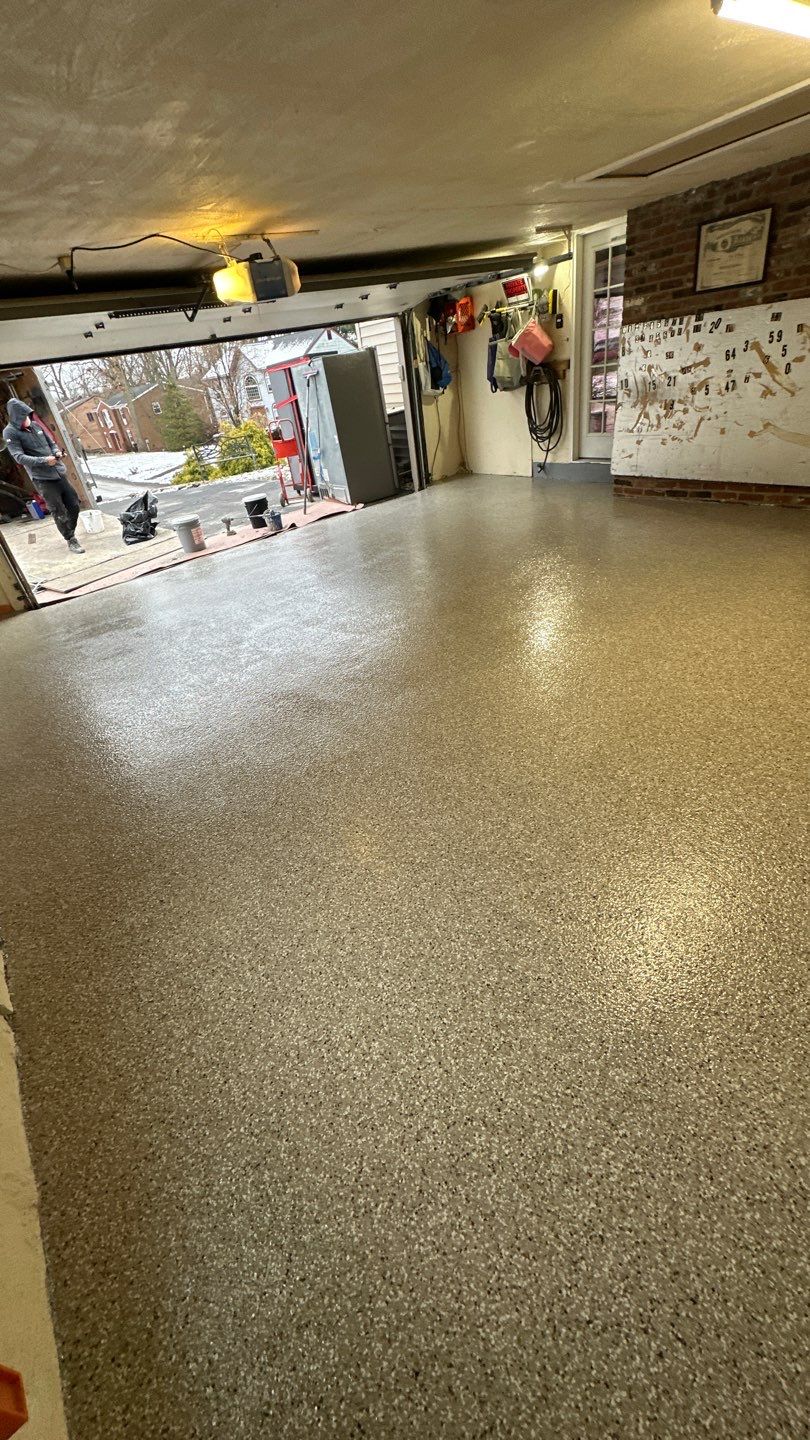 Shoreline Garage Project in Wexford by Floors in a Day, Inc