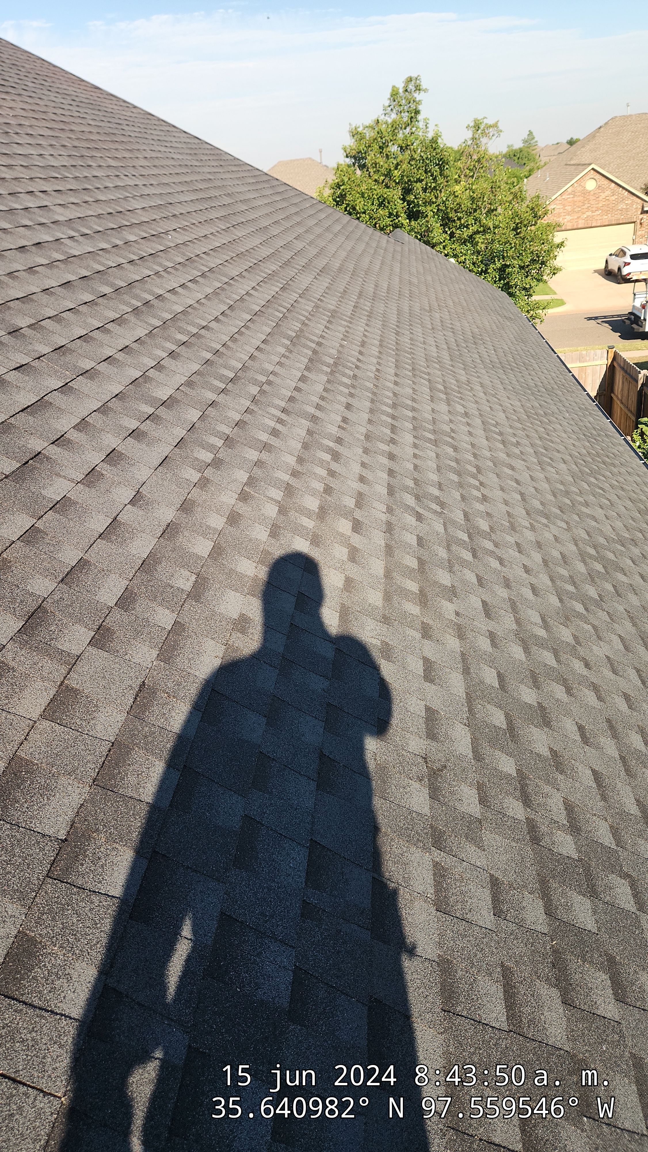 Reroof using GAF HDZ in Charcoal by Castillo Roofing