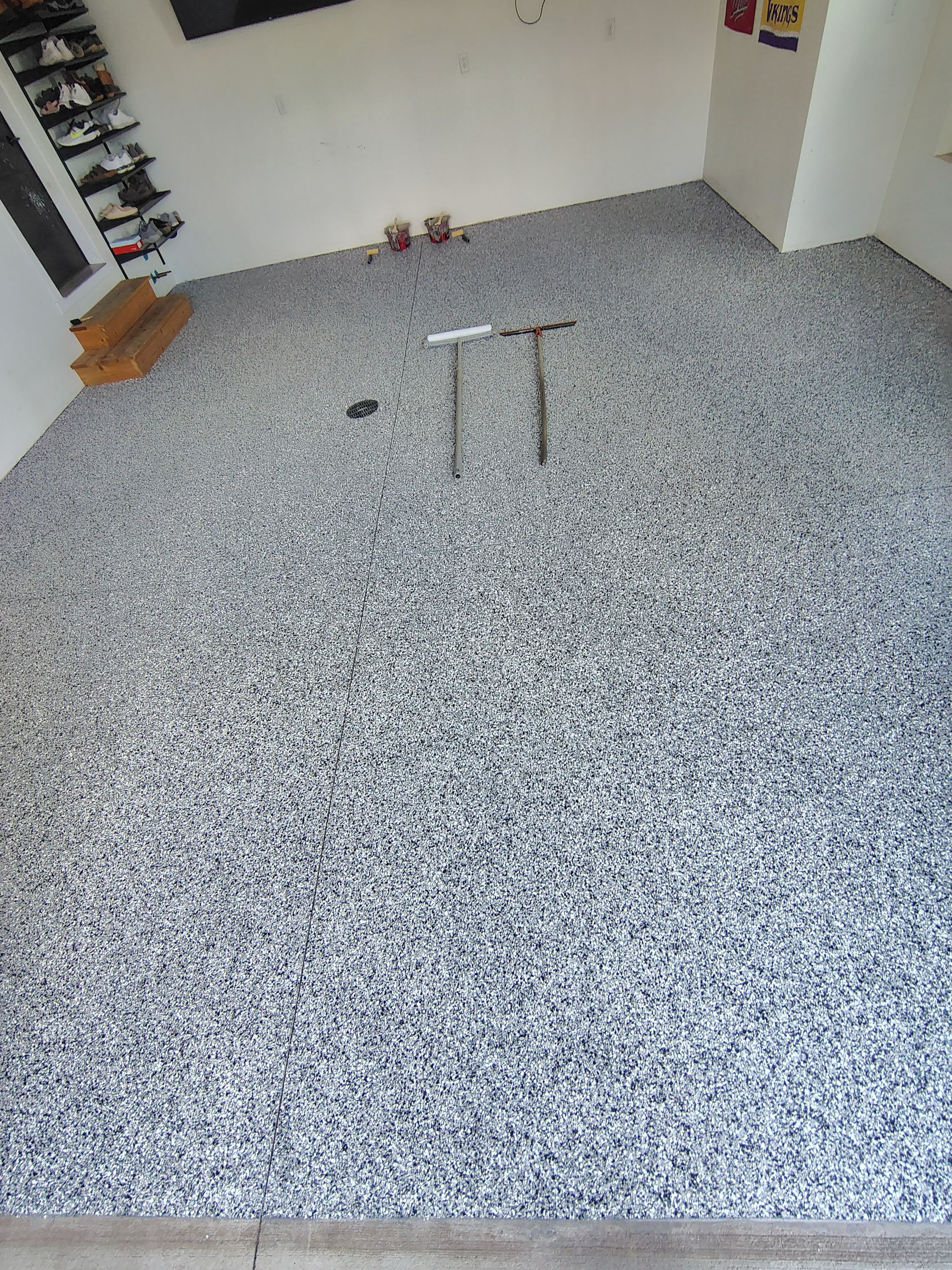Dell Rapids Multi-Car Garage Concrete Floor Coating and Repair by Select Painting, Coatings & Garage Cabinets