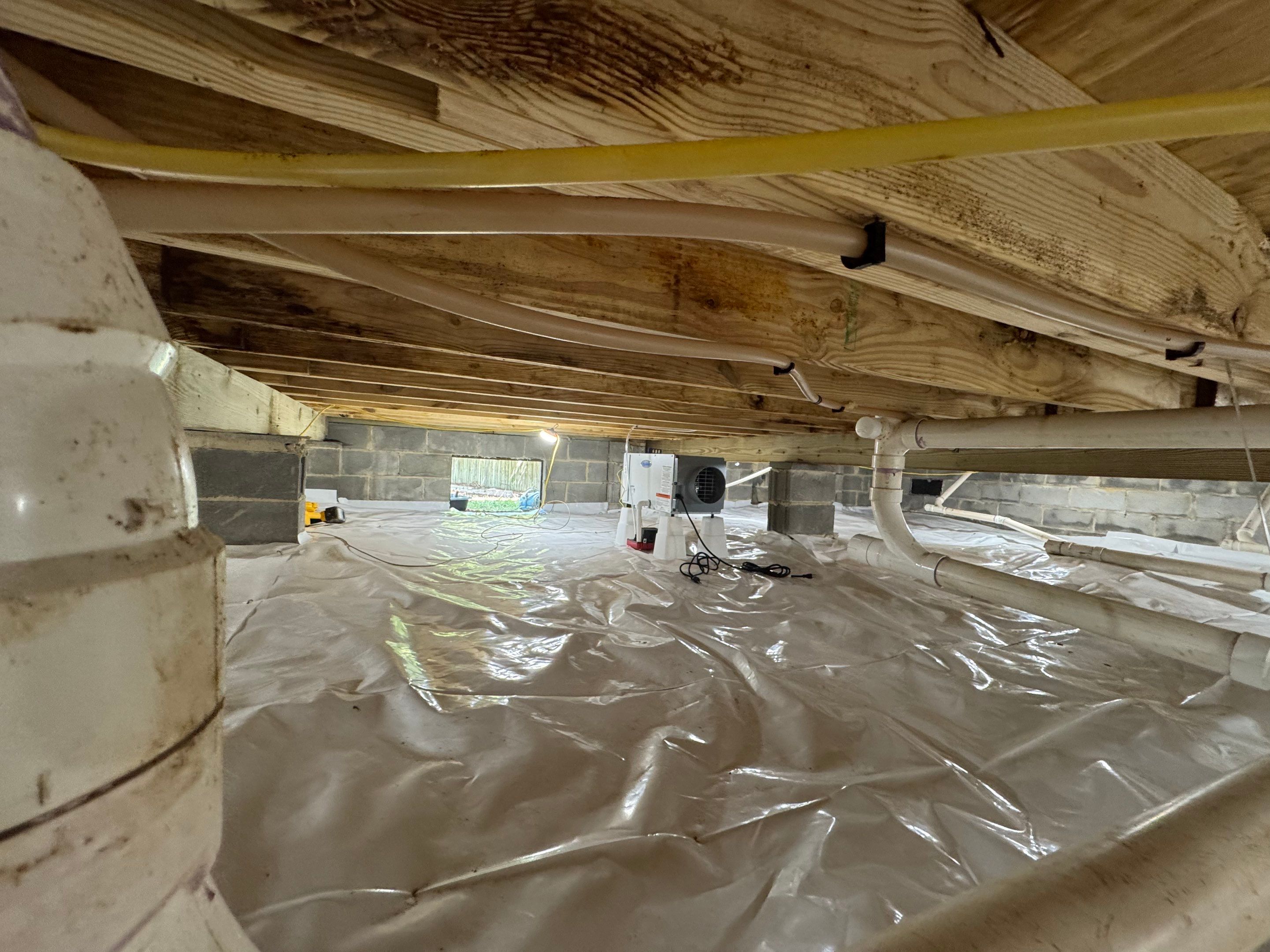 Project in Suffolk by Patriot Crawl Space Repairs