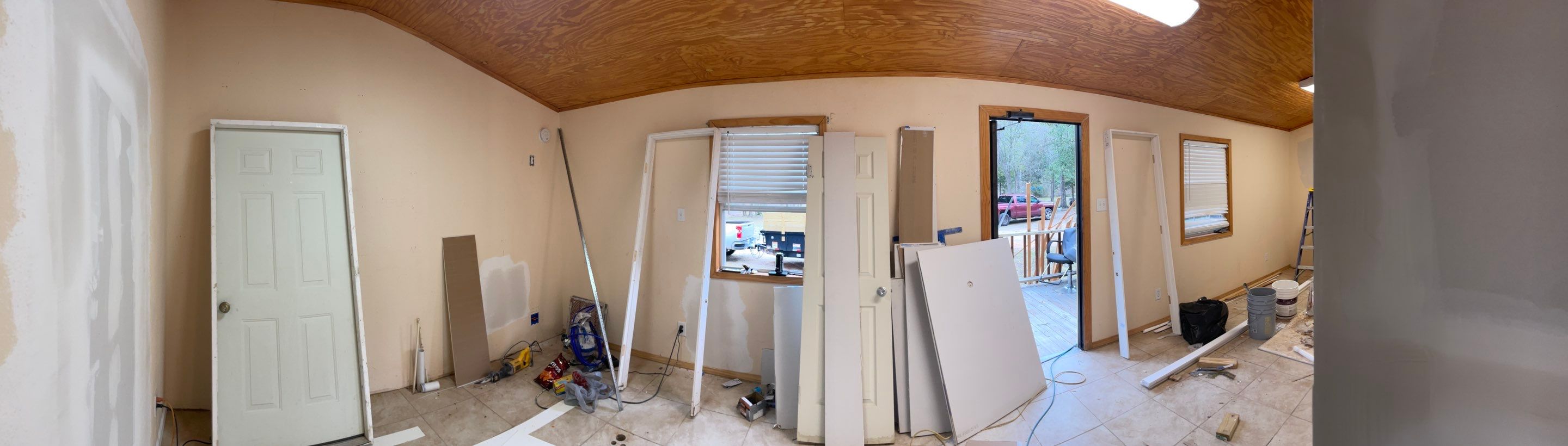 Small Open Building Converted To A Tiny House - Project in Trinity, TX by Harden Enterprise Services LLC