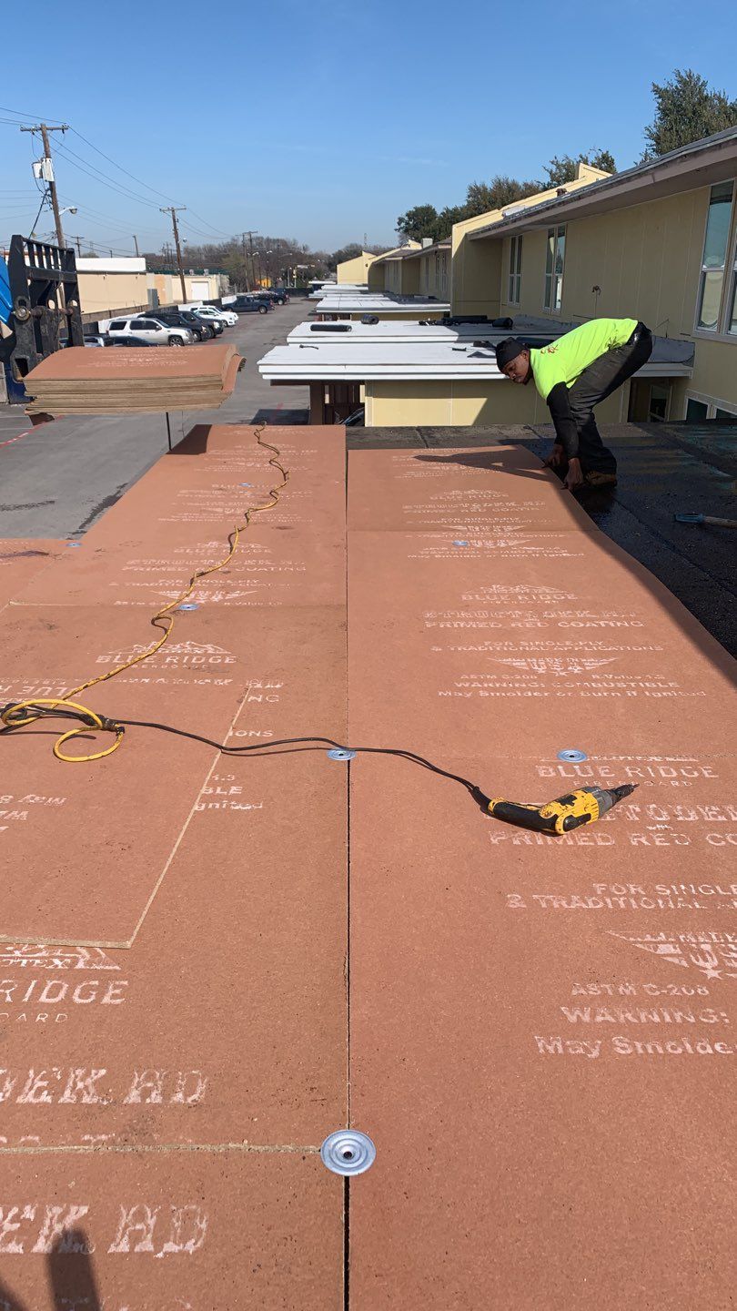 Apartment Roof Replacement by First Out Roofing