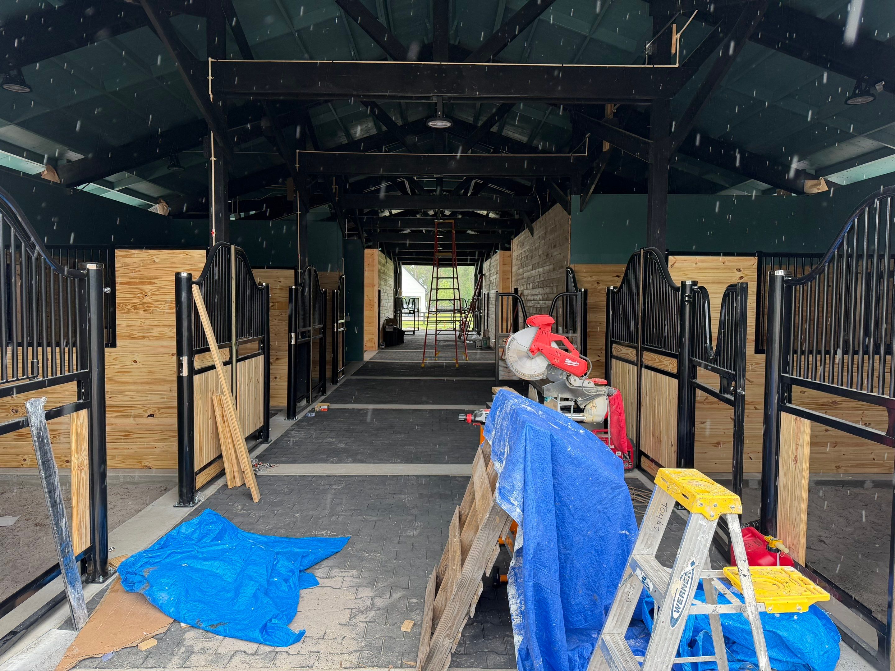 Custom Post-Frame Horse Barn and Shingle Roof Installation in Geneva by Fortified Roofing Solutions Corp.