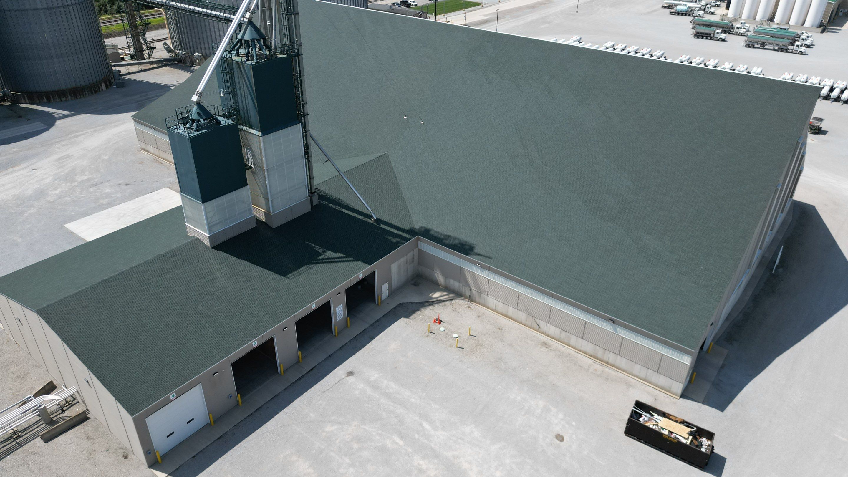 Commercial Roofing Installation using Timberline HDZ Shingles - Hunter Green by RoofX 
