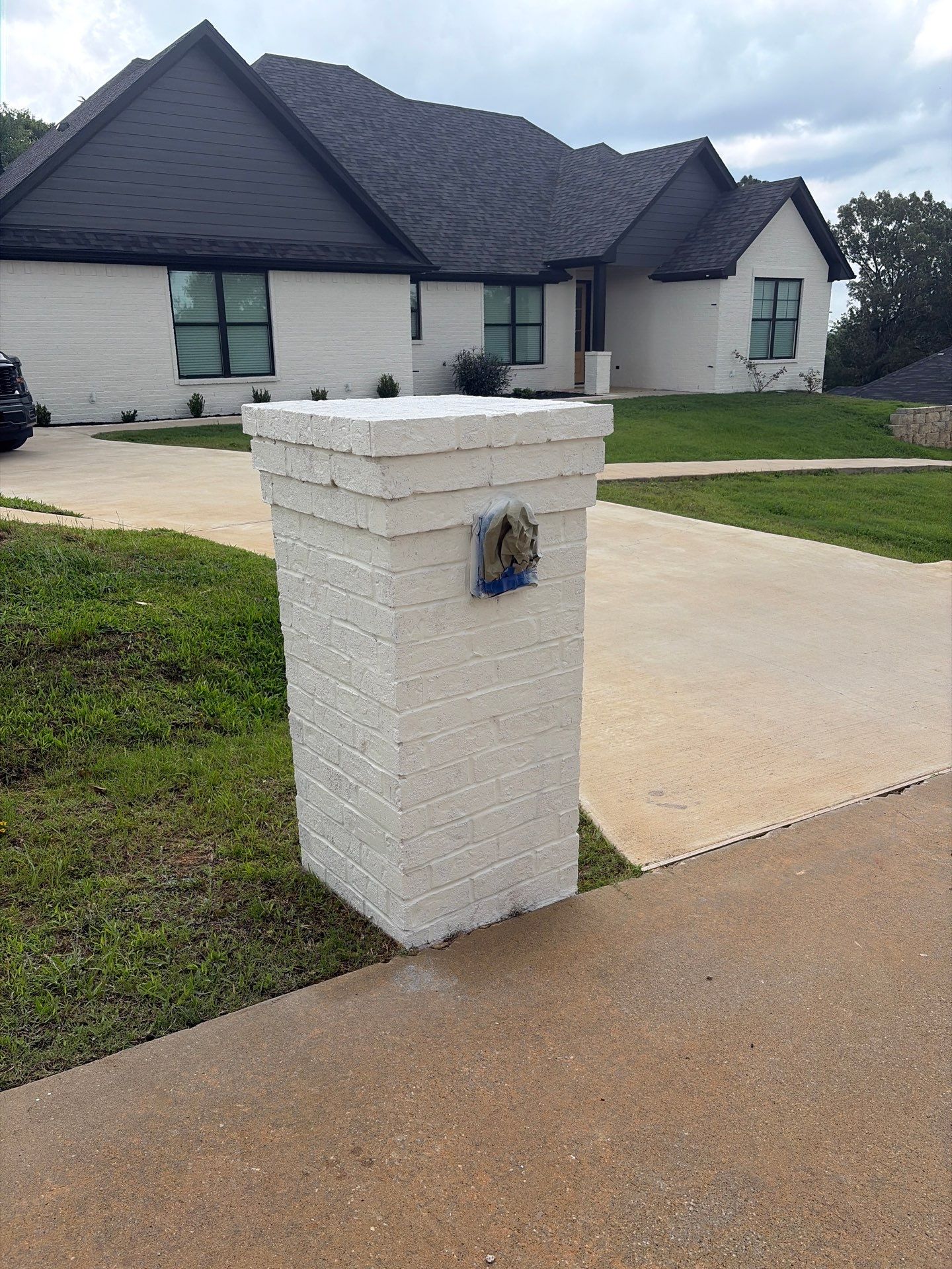 Bright Brick Repaint in Tyler, TX by Quality Coats Painting