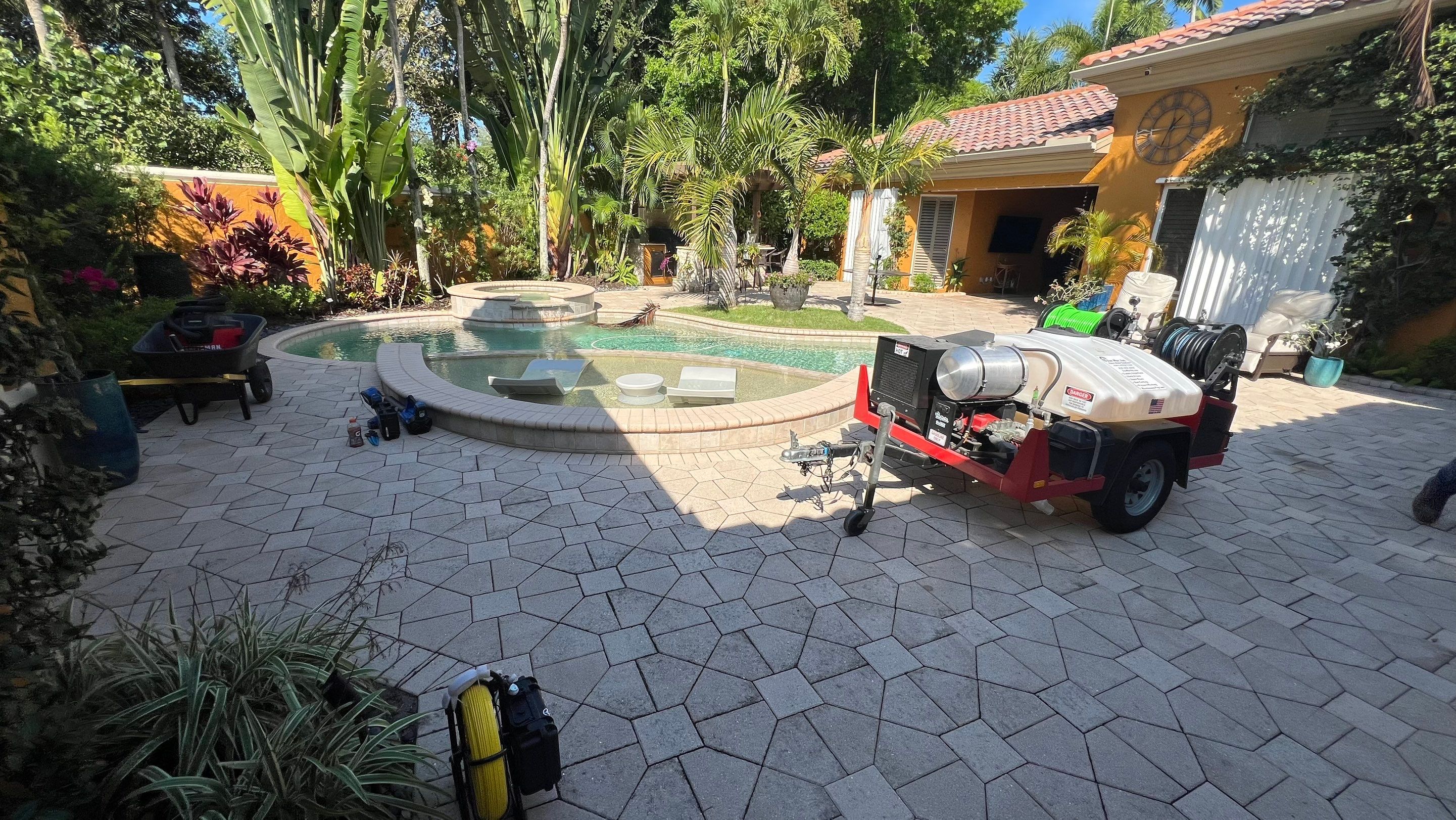 Residential Stormwater Gutter Drain System Maintenance by APS Power & Water