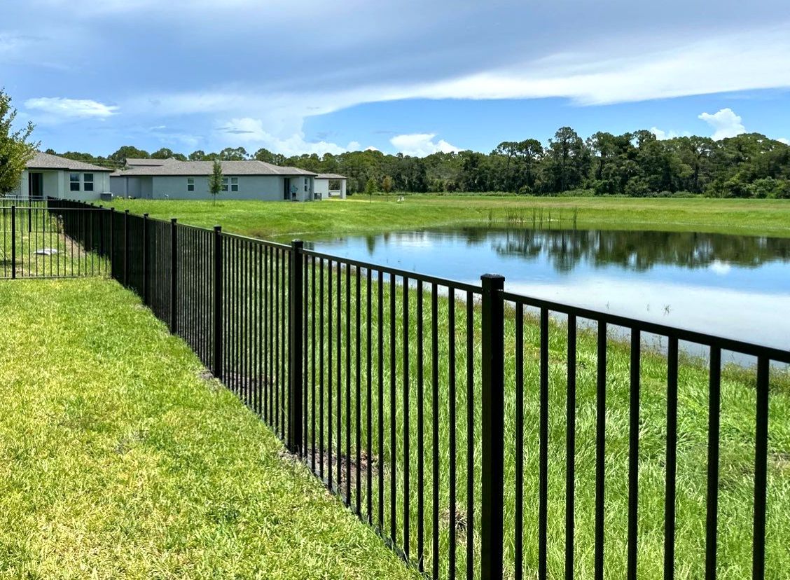Aluminum Fence Installation using 3 Rail Aluminum Fence by Asap fence and gates, LLC