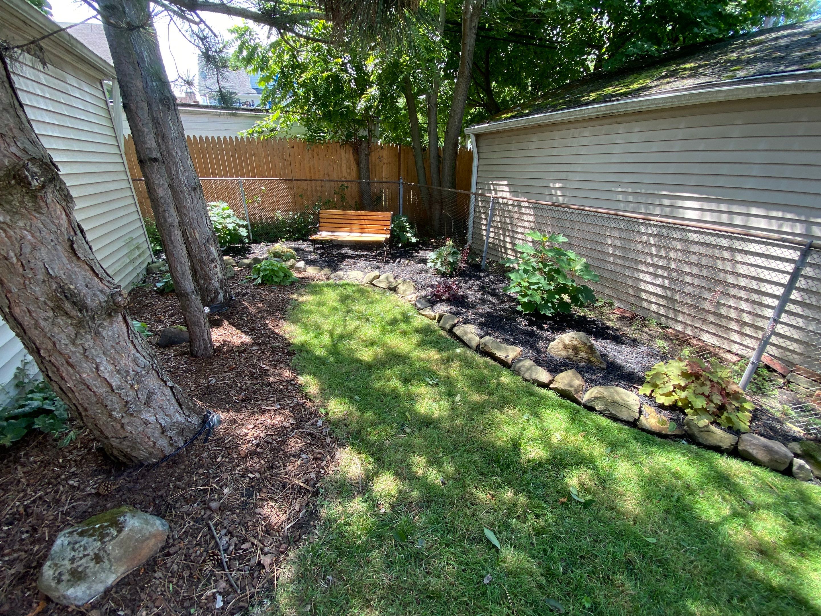 Backyard Install by Elm Rose Gardens