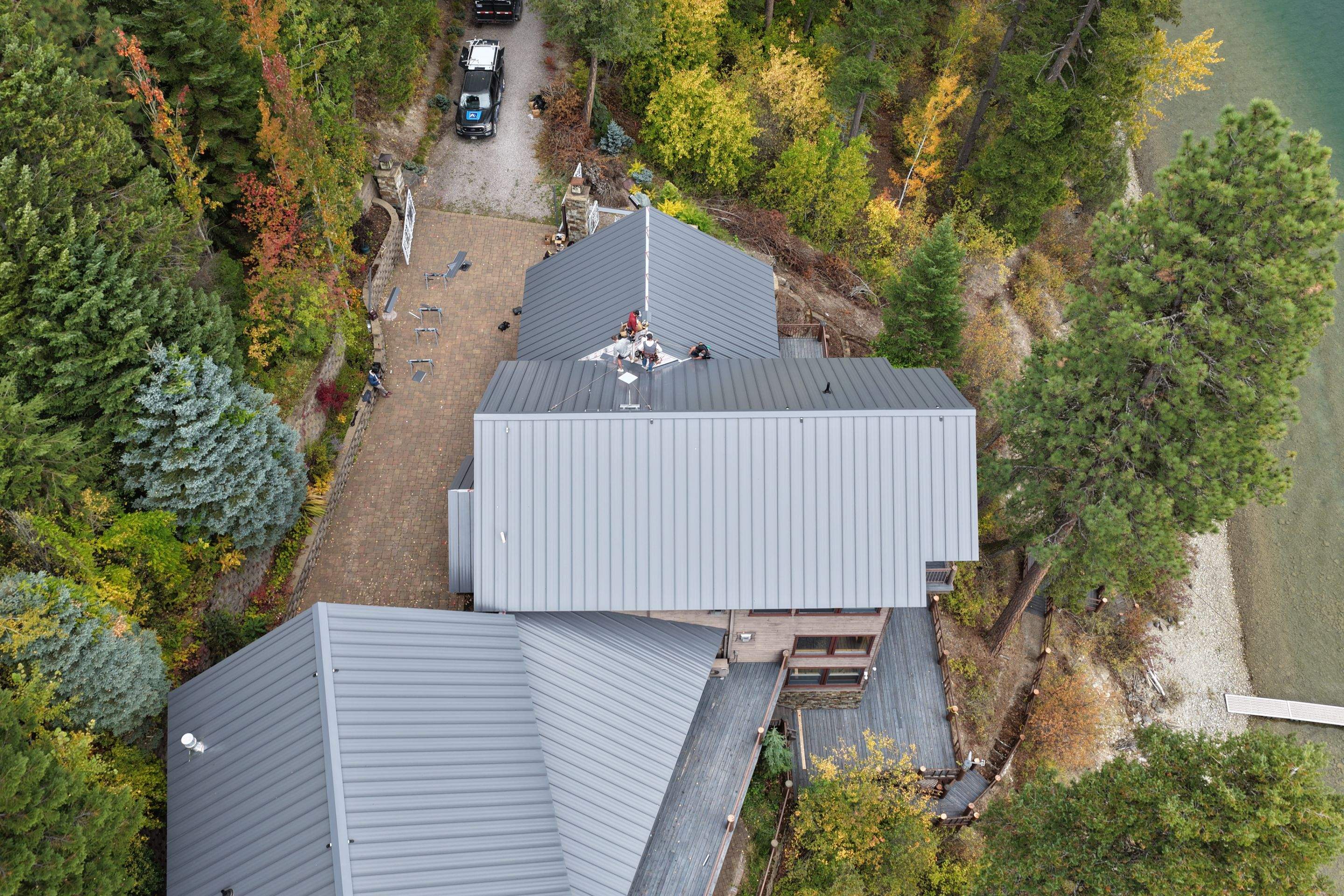 16" Mechanical - Dark Gray  by Montana Roofing Solutions
