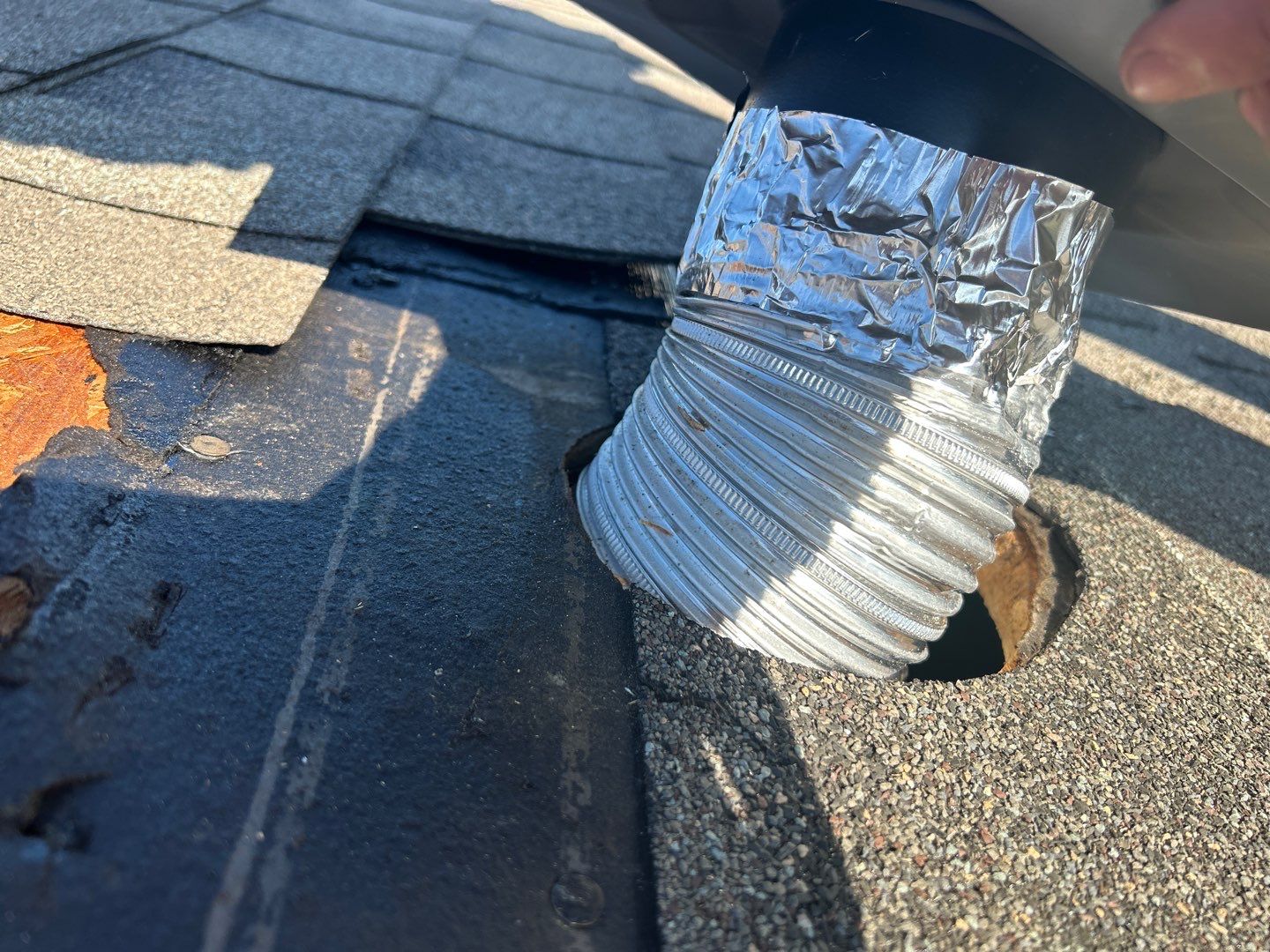 Residential Roofing Repair using Attic Vents by Lighthouse Roofing