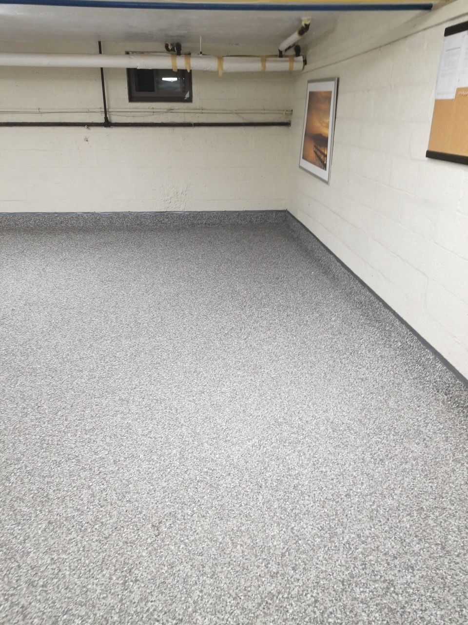 Laundry Room Floor Coating using Penntek- Silver Creek by Spectrum Painting, LLC