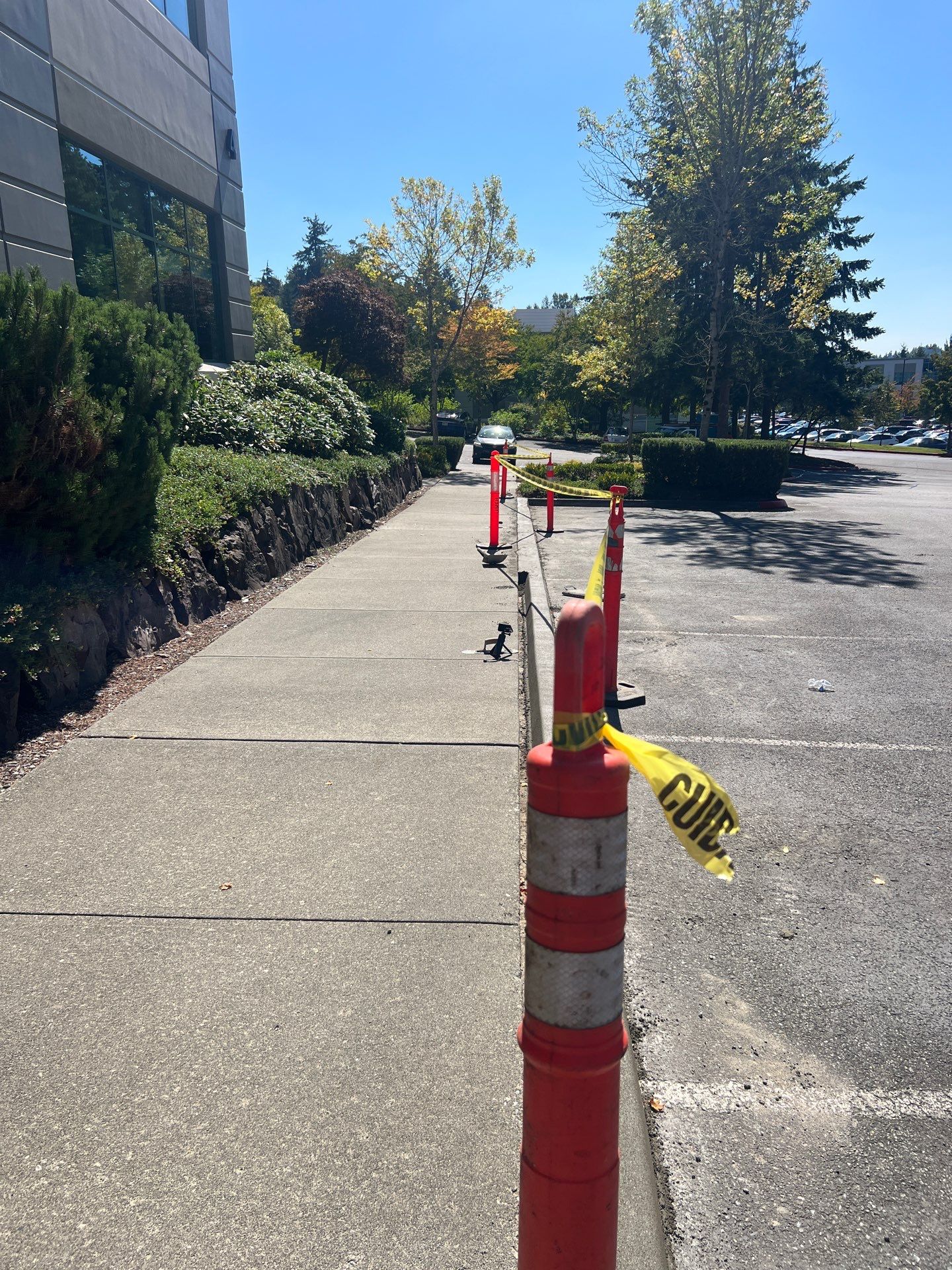 Kidder Matthews | Parking Lot Sealcoating & Striping with Concrete Curb & Patch Repairs  by Jireh Asphalt & Concrete Inc 