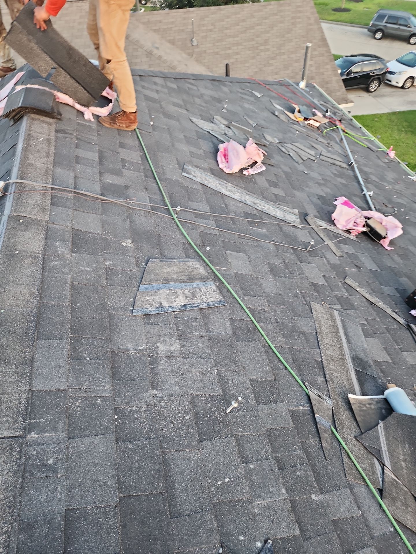 Residential Roofing Installation using Owen's Corning Duration (Lifetime) Shingles by Roof Repair Company