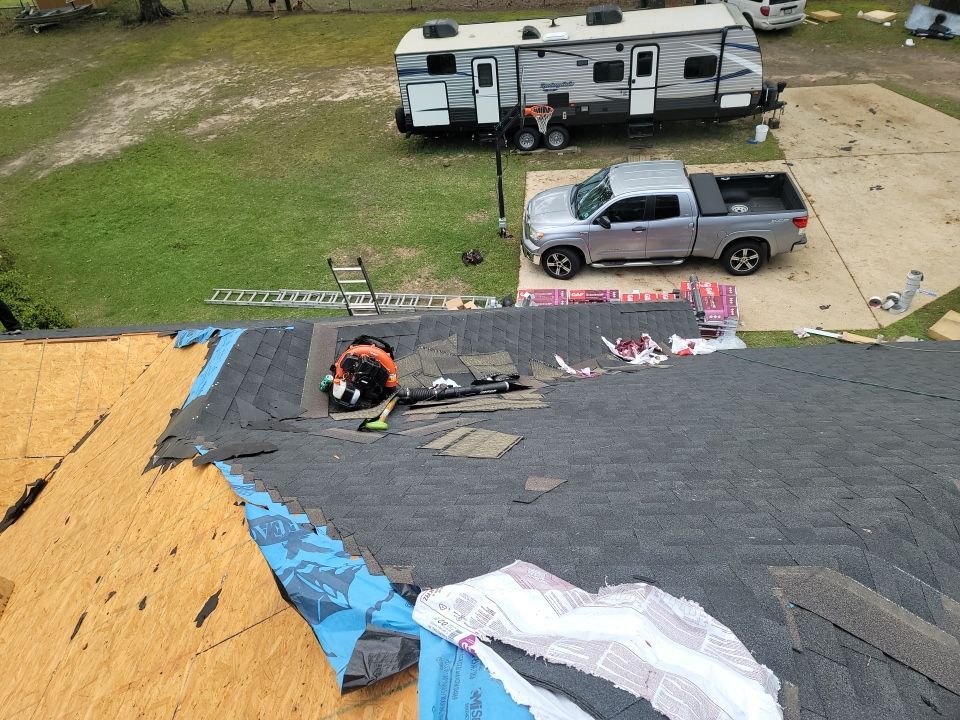 Residential Roofing Installation using Roof Replacement by American Roofing & Construction LLC