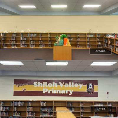 Shiloh Valley Primary School - Media Center Vinyl Graphics