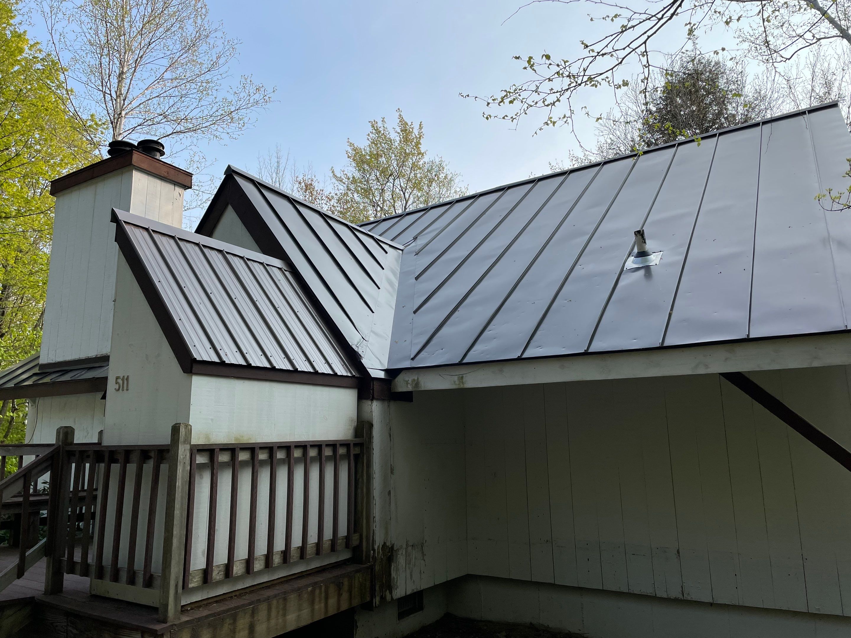 Residential Roofing Installation using Drexel Steel Standing Seam Metal Roofing by GT Donaghue Construction & Metal Roofing LLC