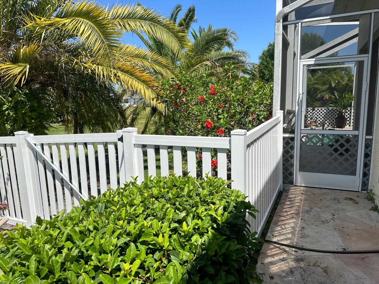 White Vinyl Picket Fence using 4Ft White Vinyl Picket Fence by Asap fence and gates, LLC