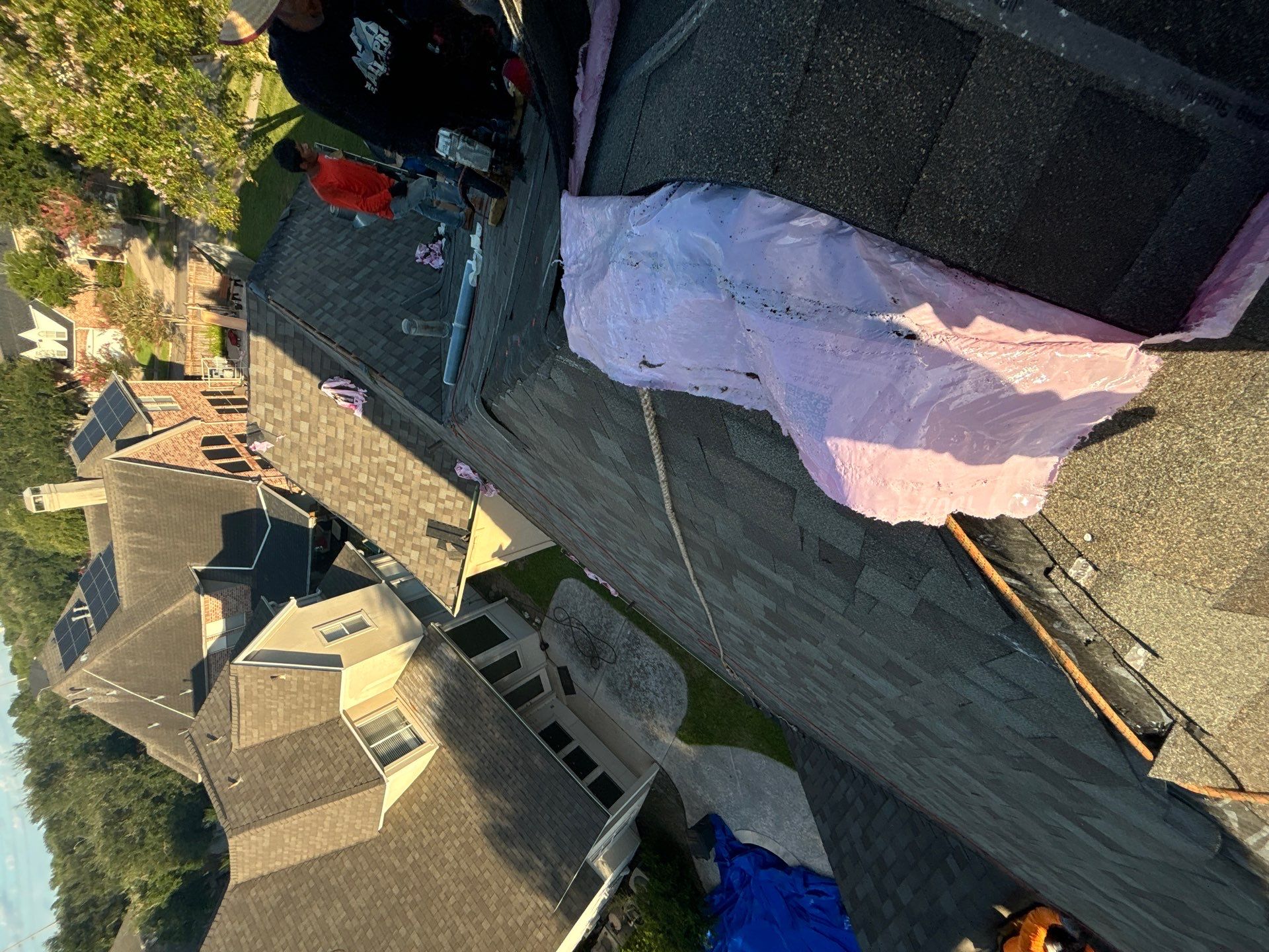 Residential Roofing Installation using Owen's Corning Duration (Lifetime) Shingles by Roof Repair Company
