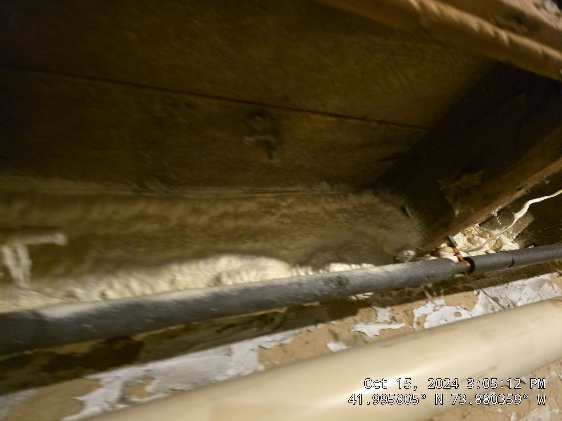 Attic Insulation using open cell spray foam by NYS Foam & Energy