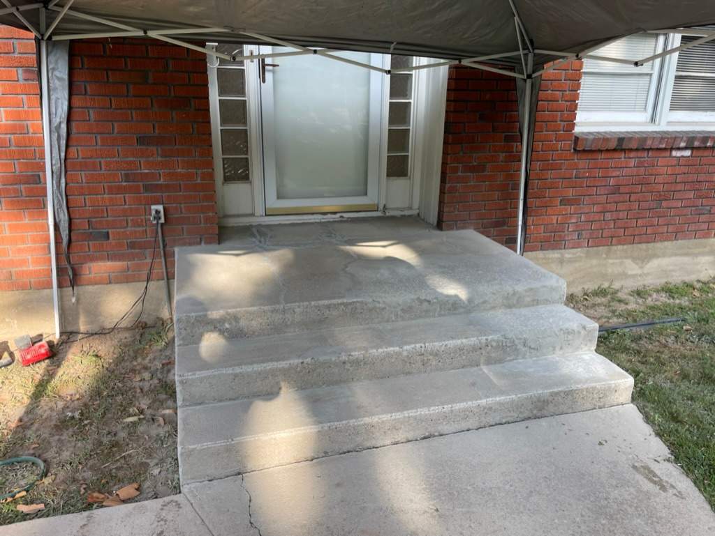 New and Improved Stair Repair with Vuba Stone by Mr. Mudd Concrete