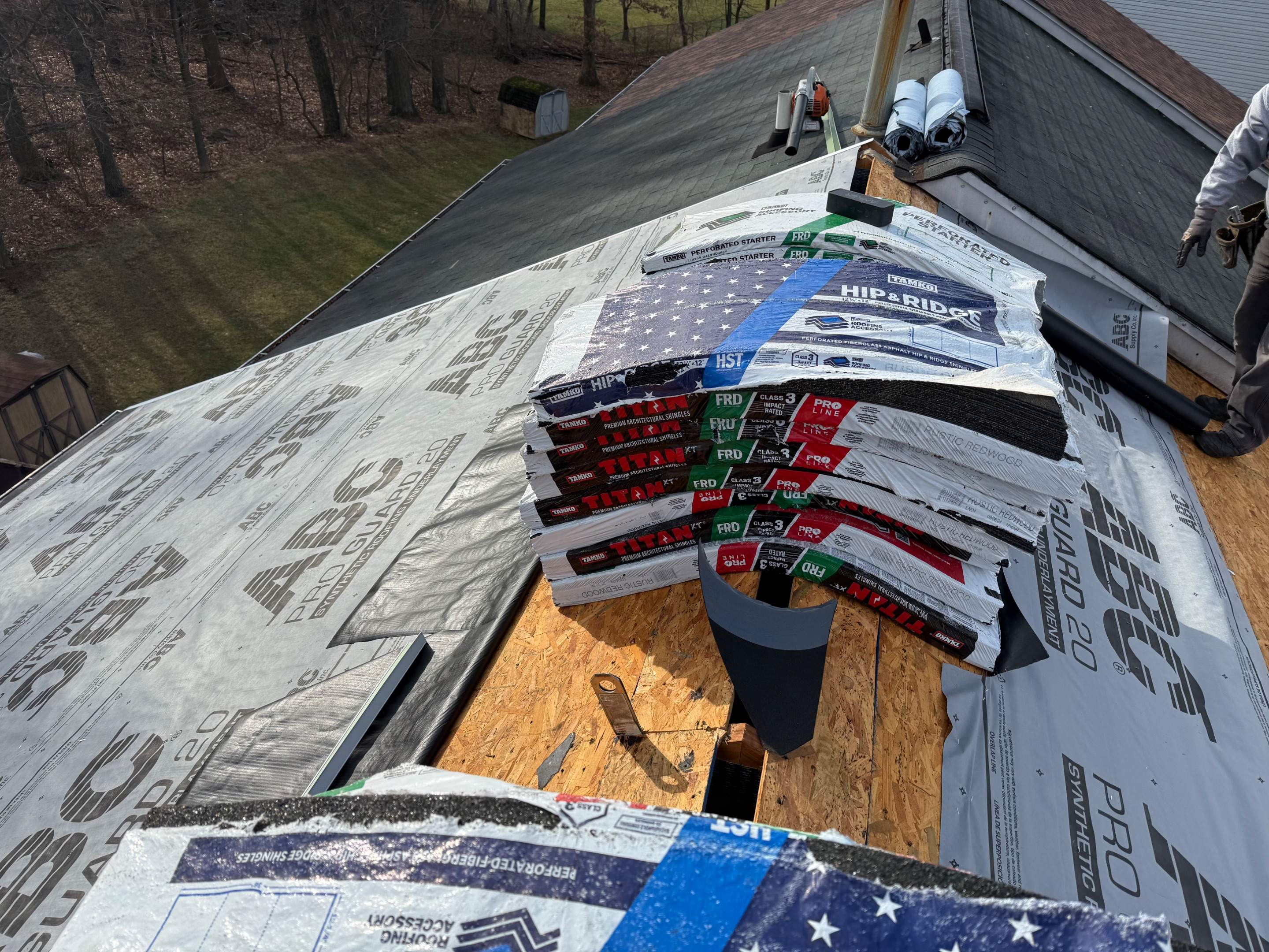 Residential Roofing Installation using Tamko Titan XT by Matter Roofing & Construction