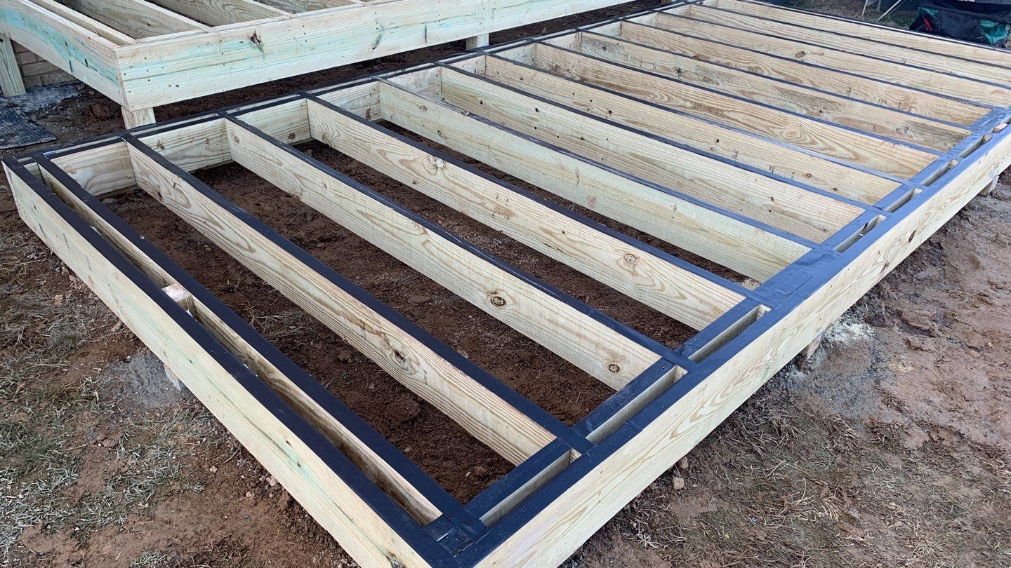 Deck Replacement using Trex Decking and Railing by Secure Construction Company Inc