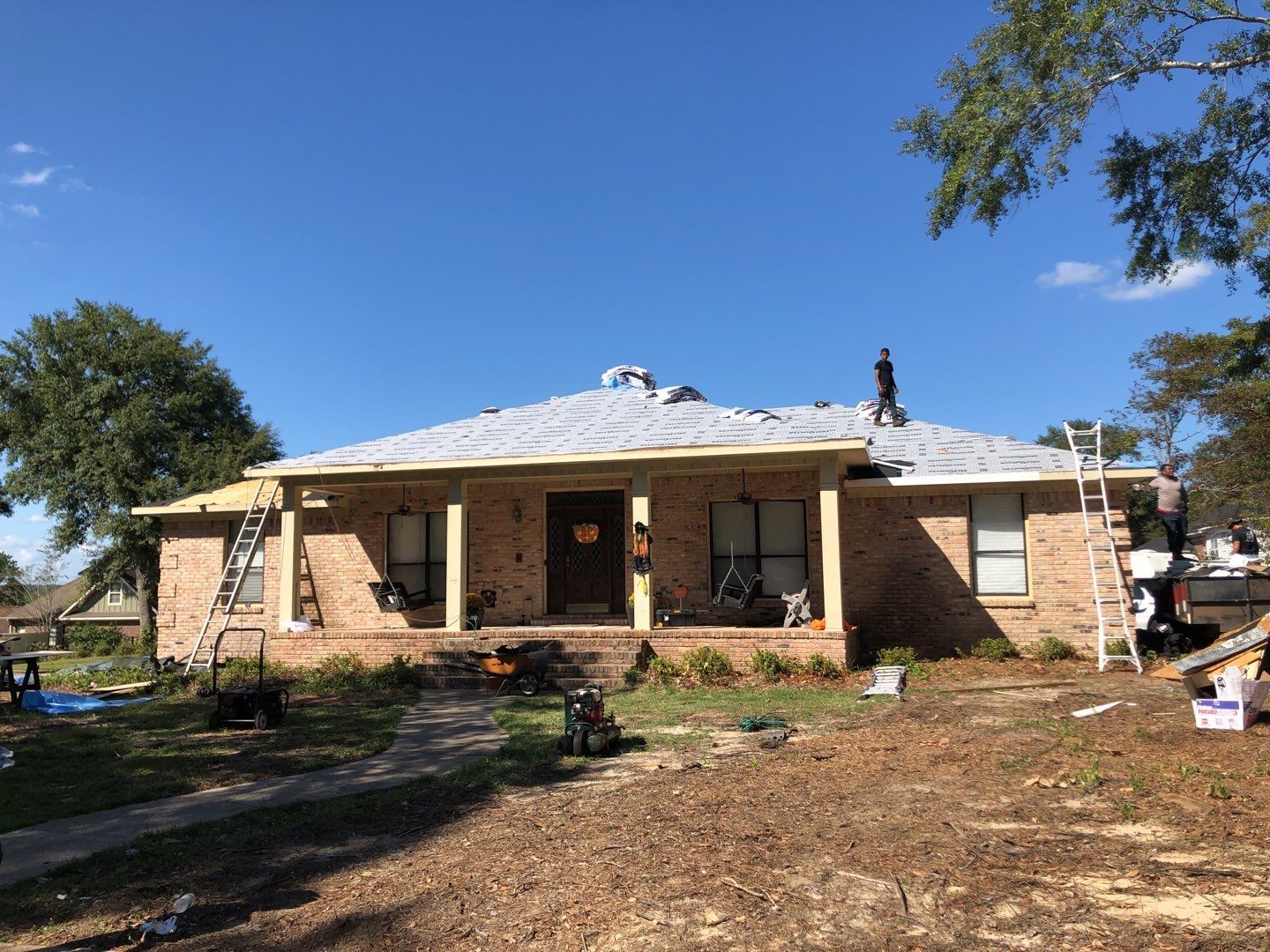 Residential Roofing Installation using Roof Replacement by American Roofing & Construction LLC