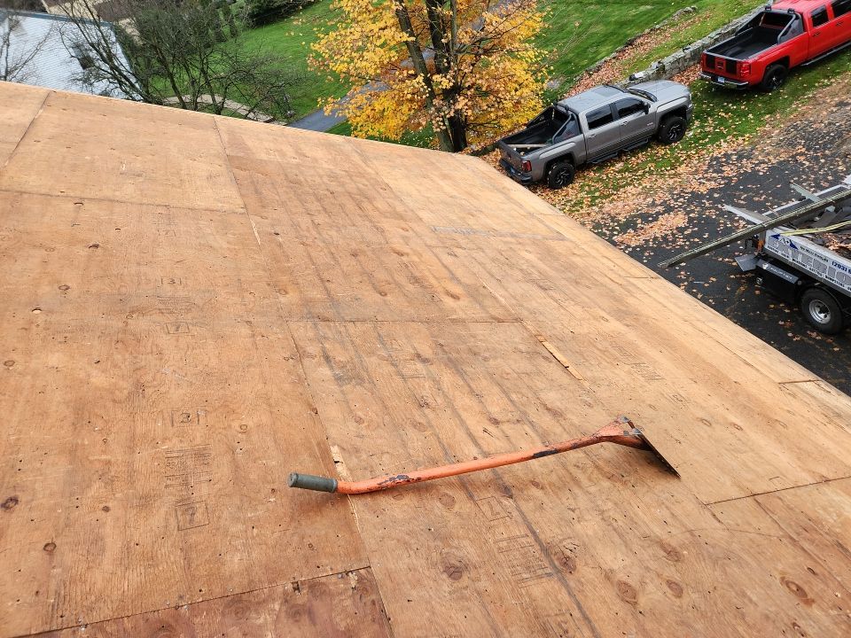 Residential Roofing Installation using Owens Corning TruDefinition Onyx Black by A Plus Exterior