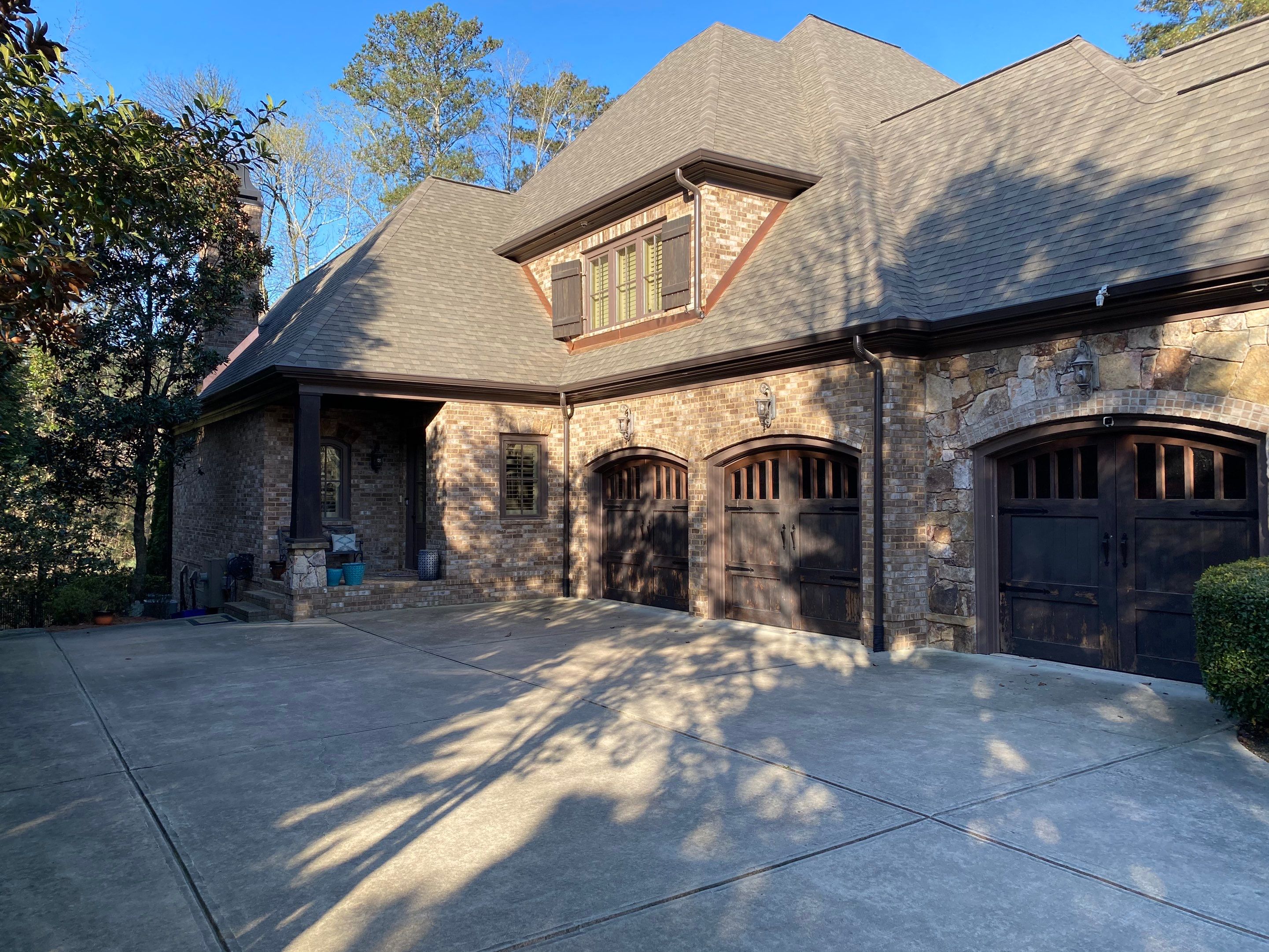 Exterior Painting and Trim Refresh for Large Brick Residence in Suwanee by Swift Home Renovations 
