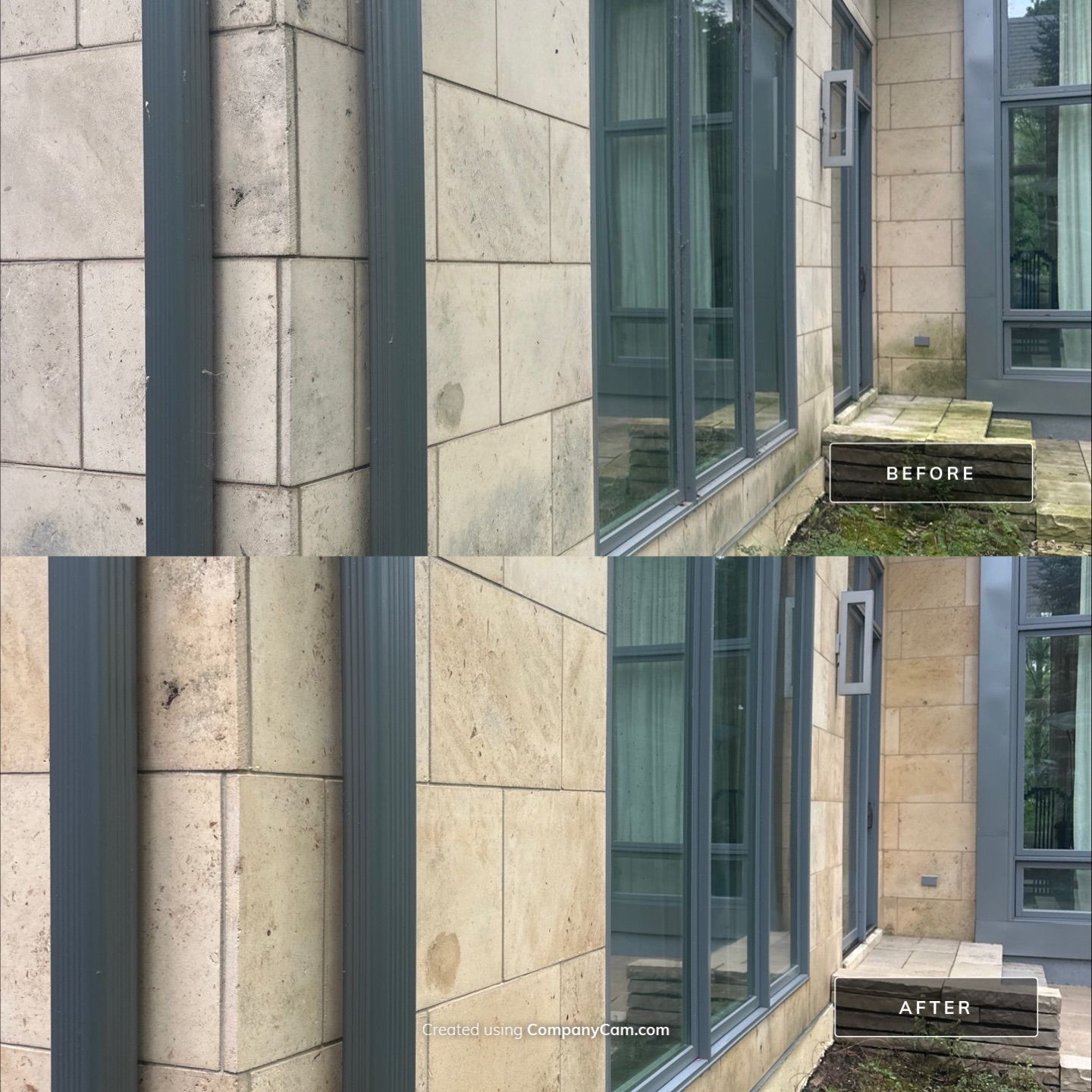 Project in Winnetka by Simmons Power & Soft Washing