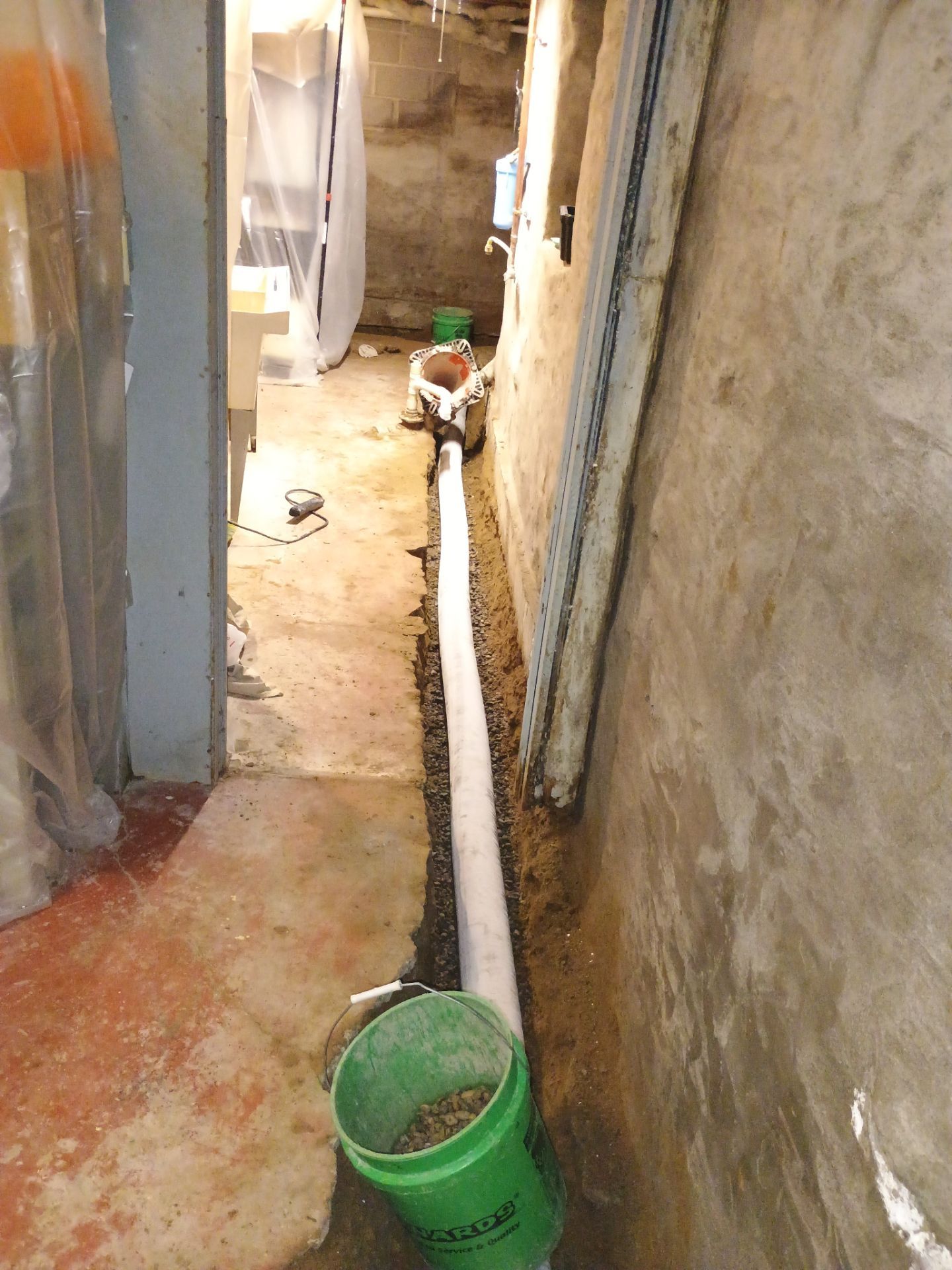 Full Basement Fix for Steve and Lisa by Waterproofing Northeast