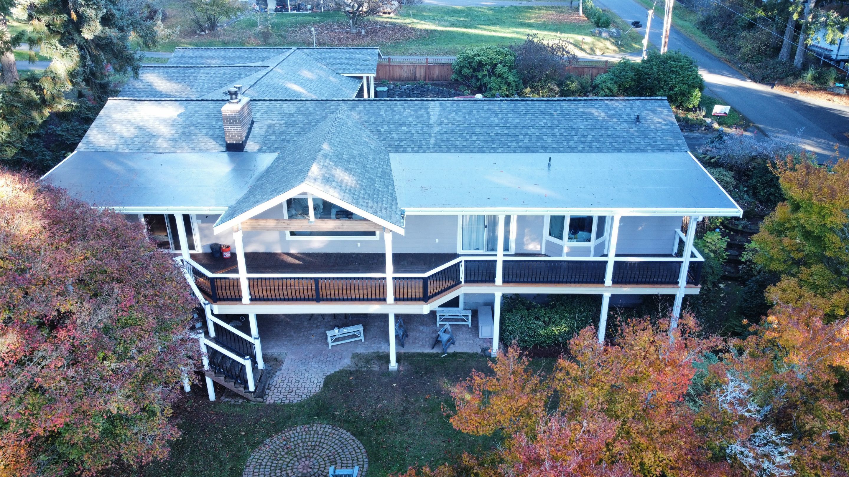 2nd Story Deck Installation and Roof Replacement using Owens Corning Duration: Estate Gray by RoofSmart
