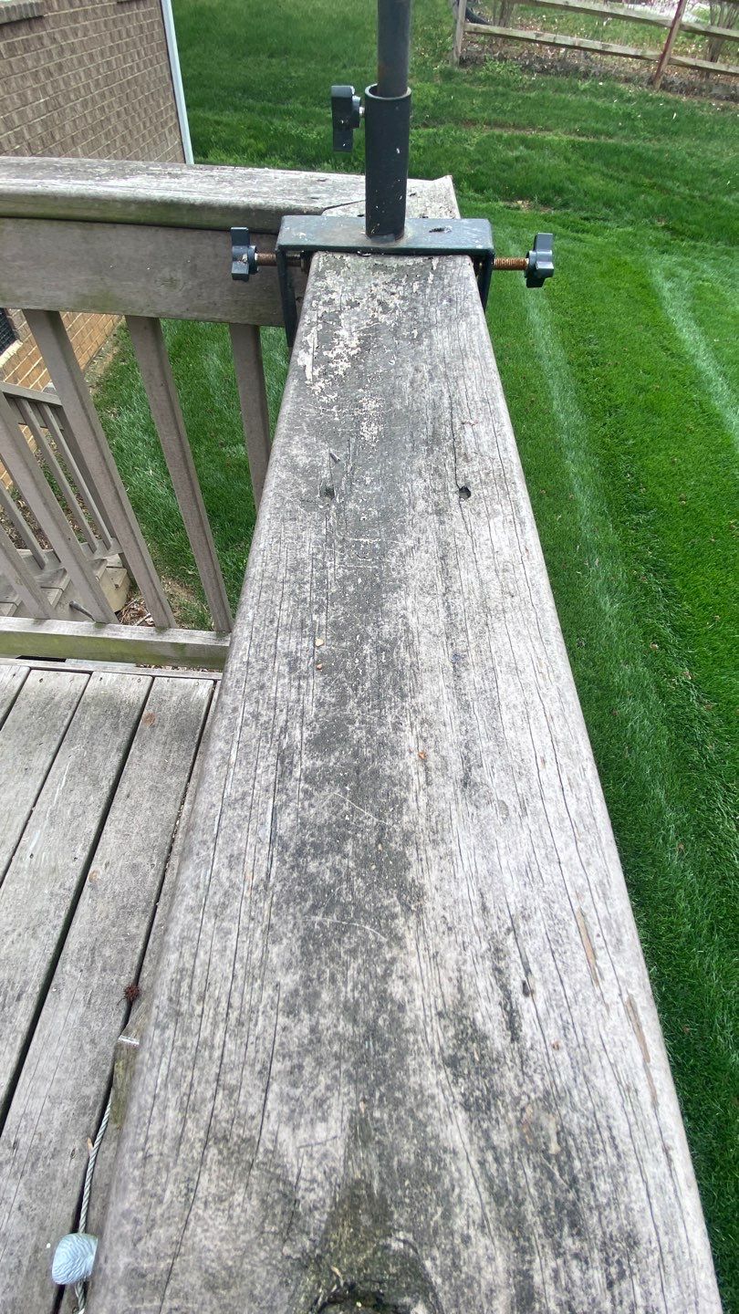 Weathered Deck using AcryFin by DuraSeal