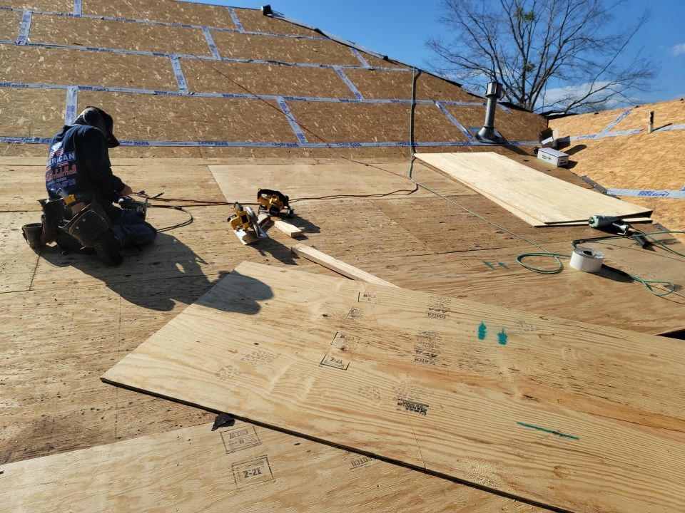 Residential Roofing Installation using Roof Replacement by American Roofing & Construction LLC