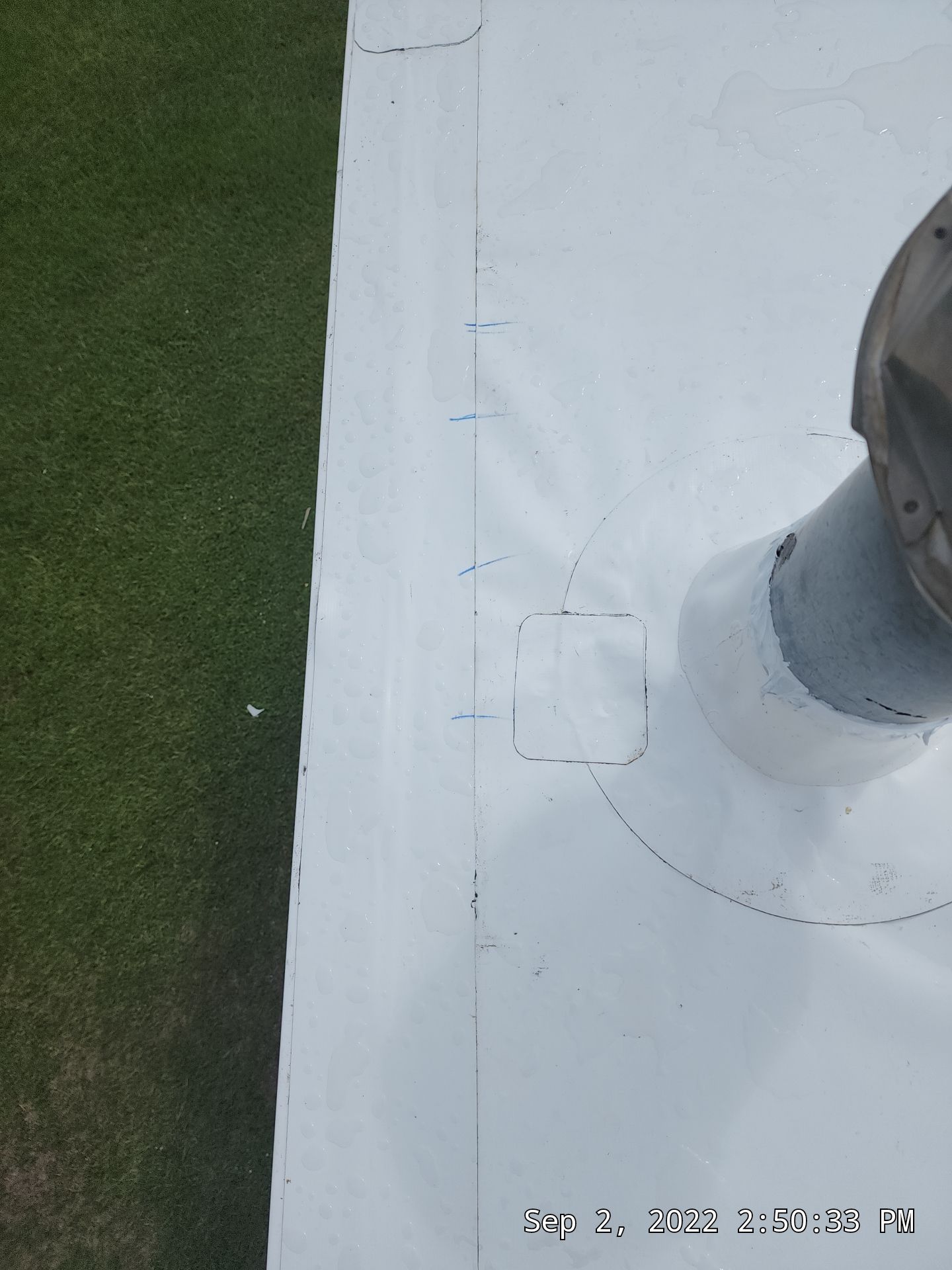 Commercial Roofing Installation using 60 mil PVC by Hostetler Roofing