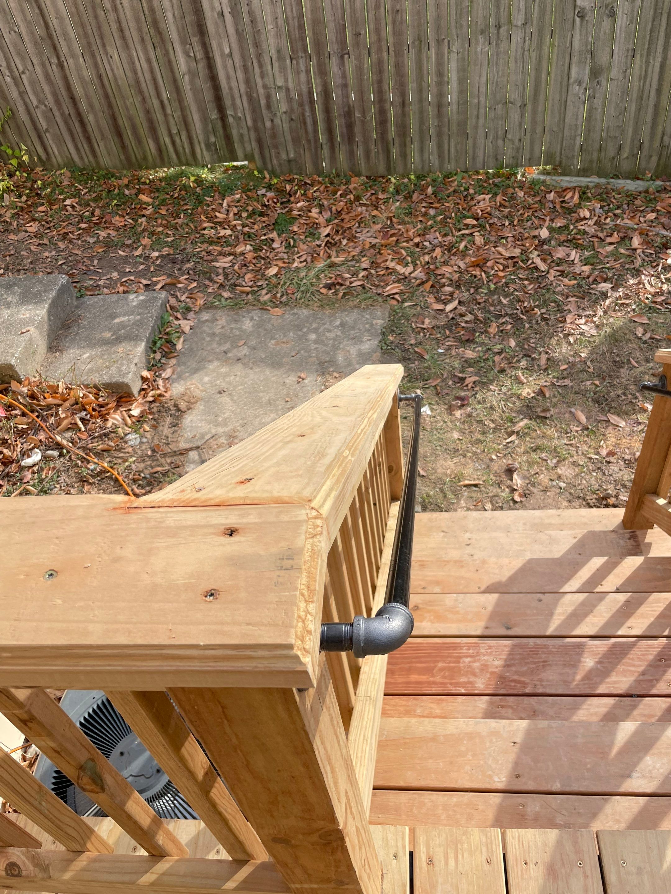 Deck Installation using Treated Lumber by Avalon Roofing and Exteriors