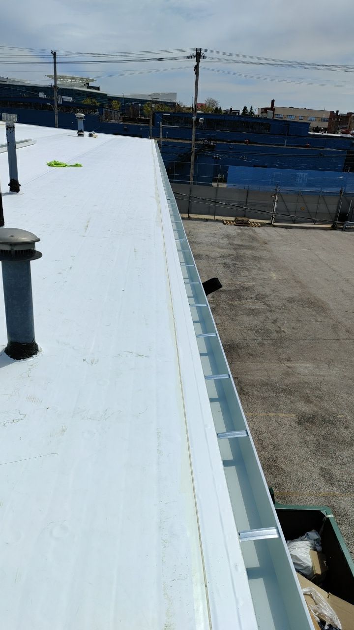 Commercial Roofing Installation using TPO Membrane by Runyon & Sons Roofing
