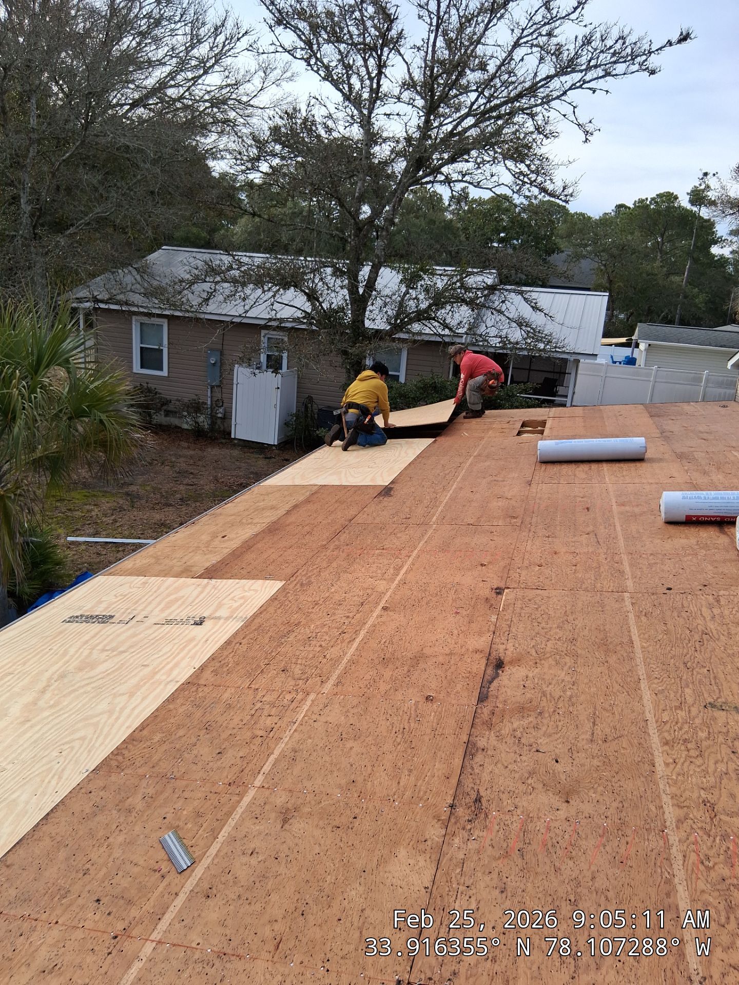 CT Landmark Pro AR MD Driftwood Roof Replacement – Oak Island, NC by RGR Construction and Roofing, LLC