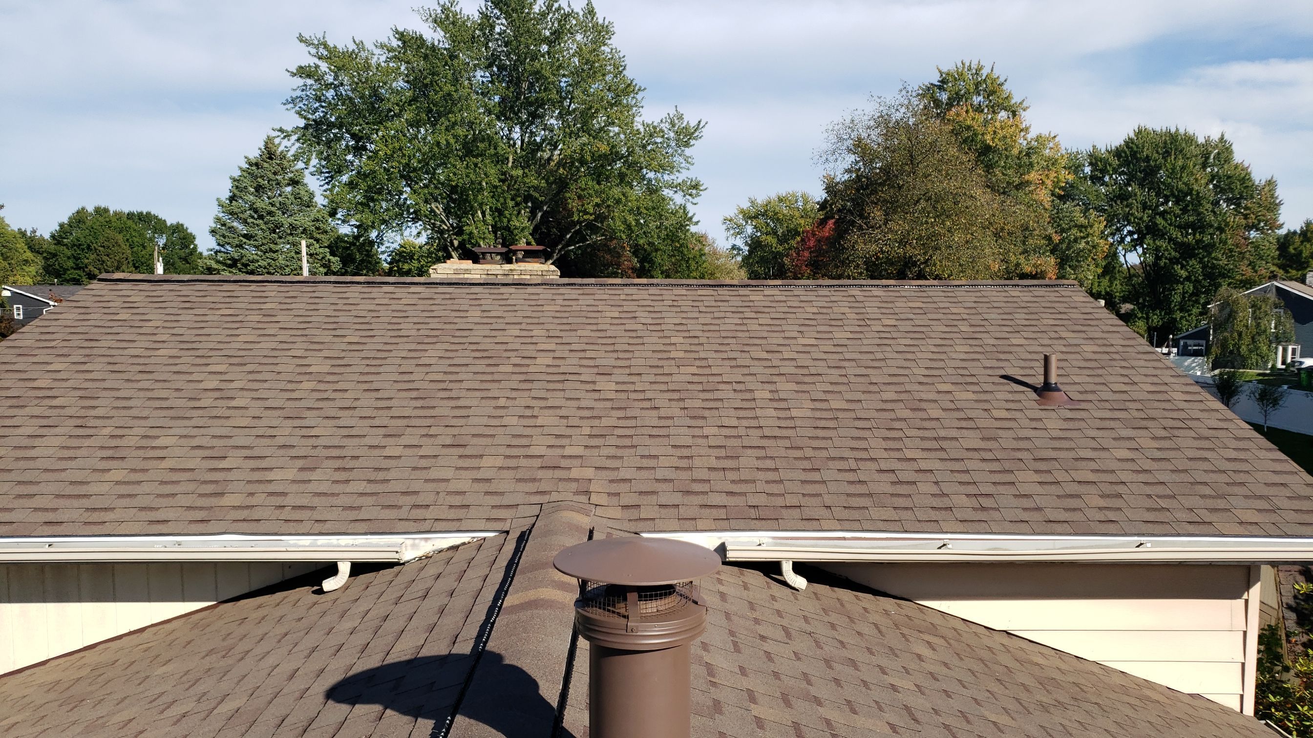 ATLAS PINNACLE COLOR: PRISTINE HEATHER DRIP EDGE: MUSKET BROWN by Eagle Eye Roofing