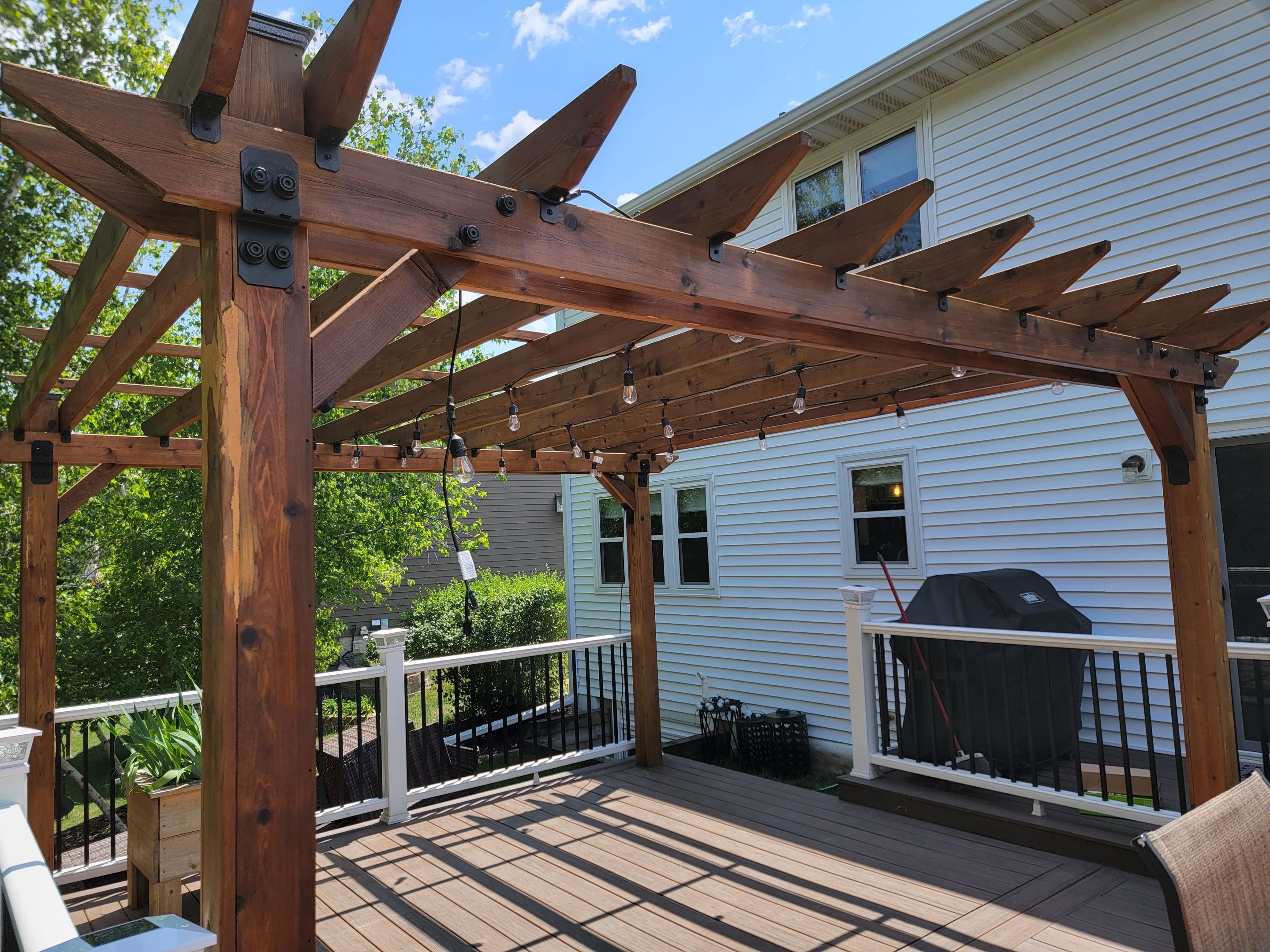 Pergola re-do  by Cutting edge painting 