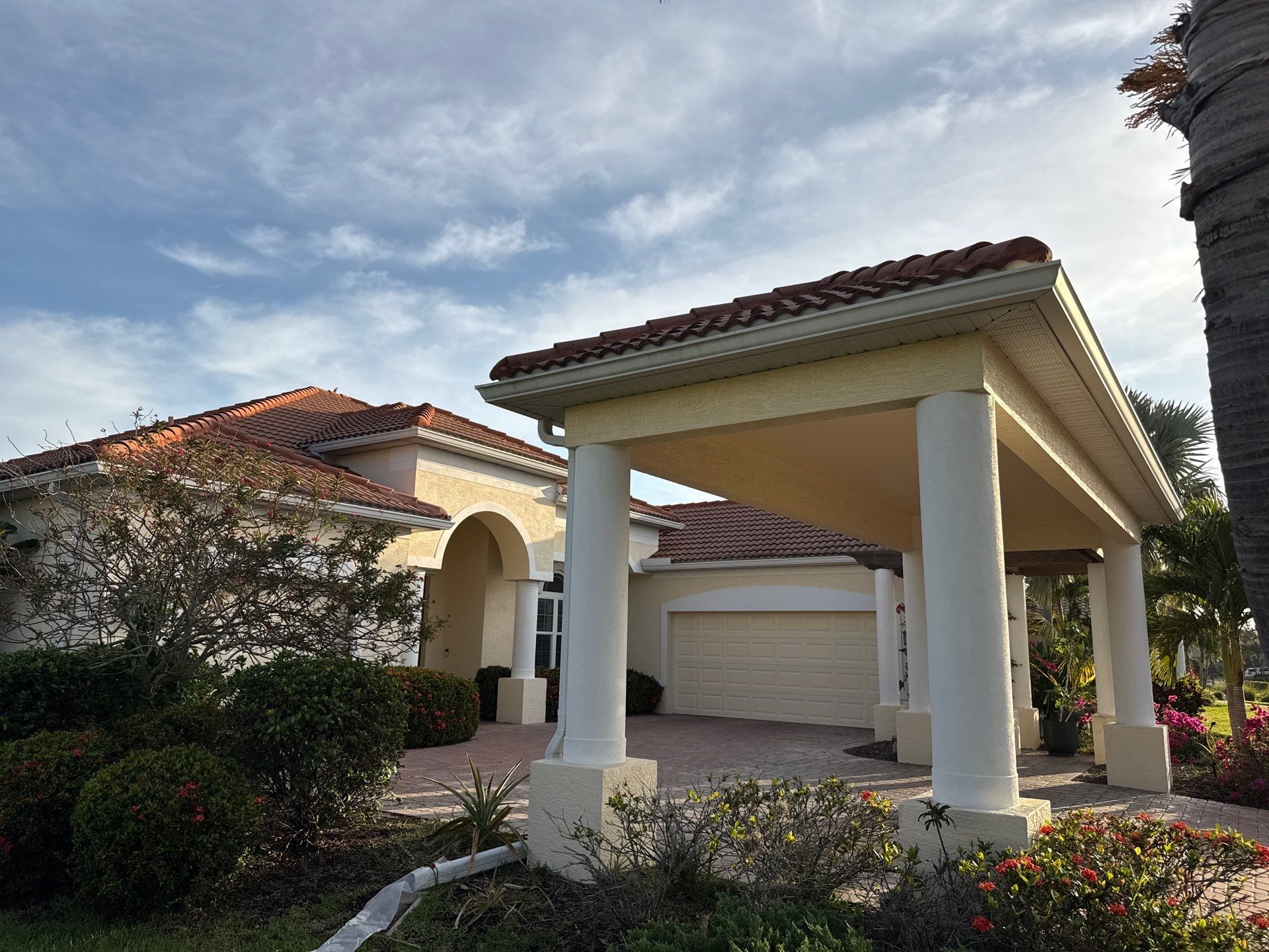 Roof Cleaning & Gutter Brightening | The Inlets Community | Manatee River | Bradenton, FL by Sunshine AquaWash