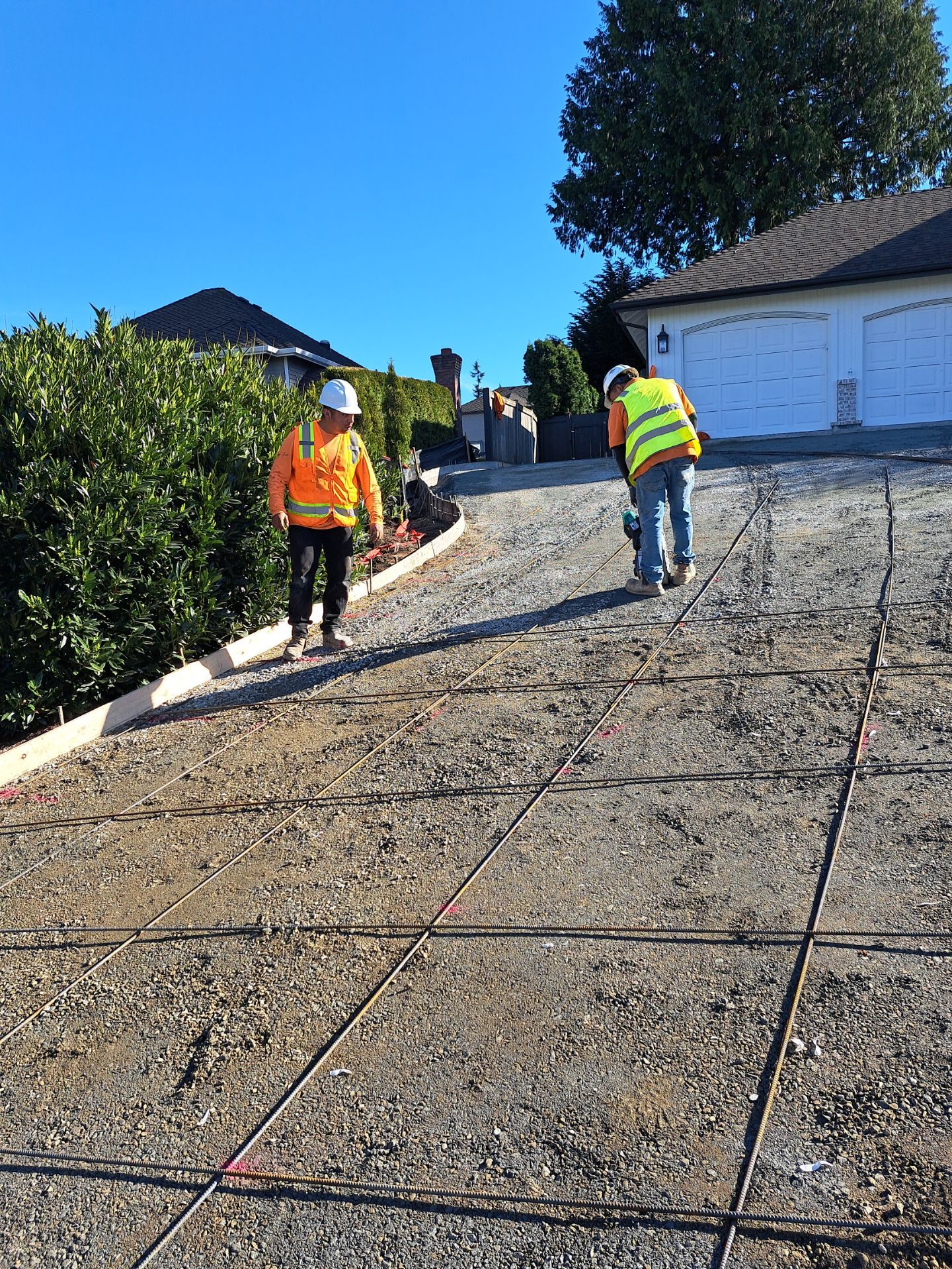 John | Stamped Concrete Driveway Makeover by Jireh Asphalt & Concrete Inc 